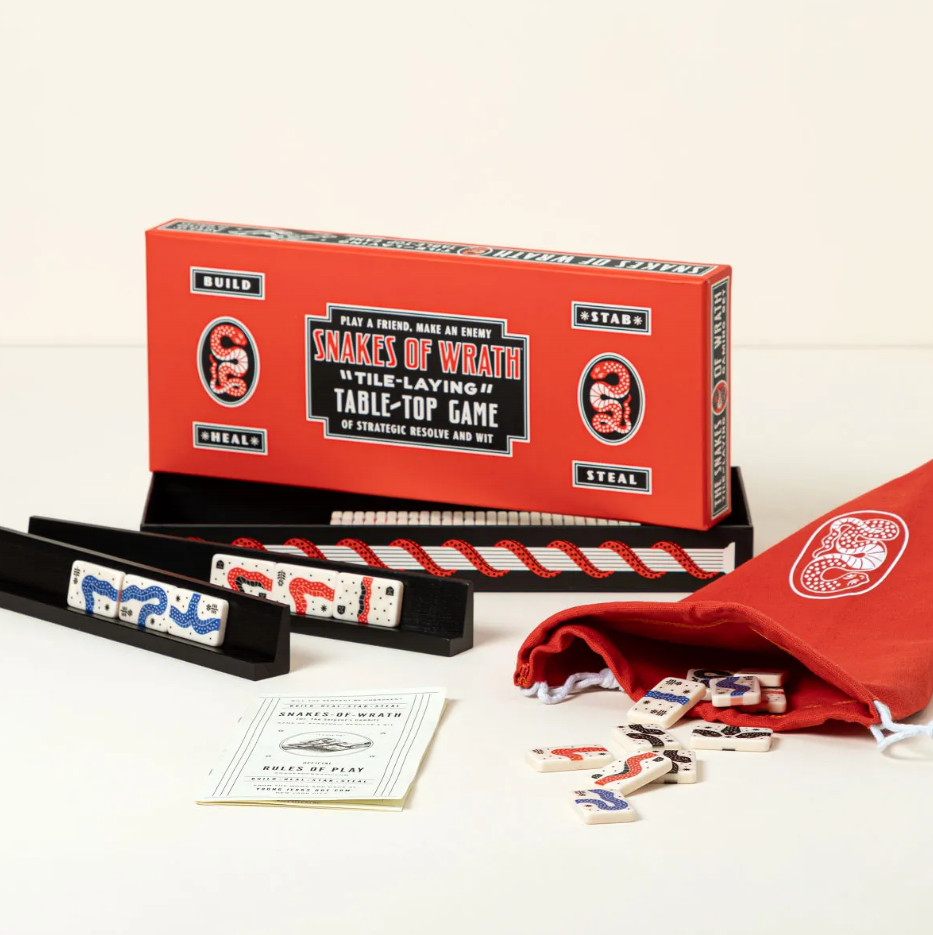NEW Uncommon Goods Snakes of Wrath Tile-Laying Game