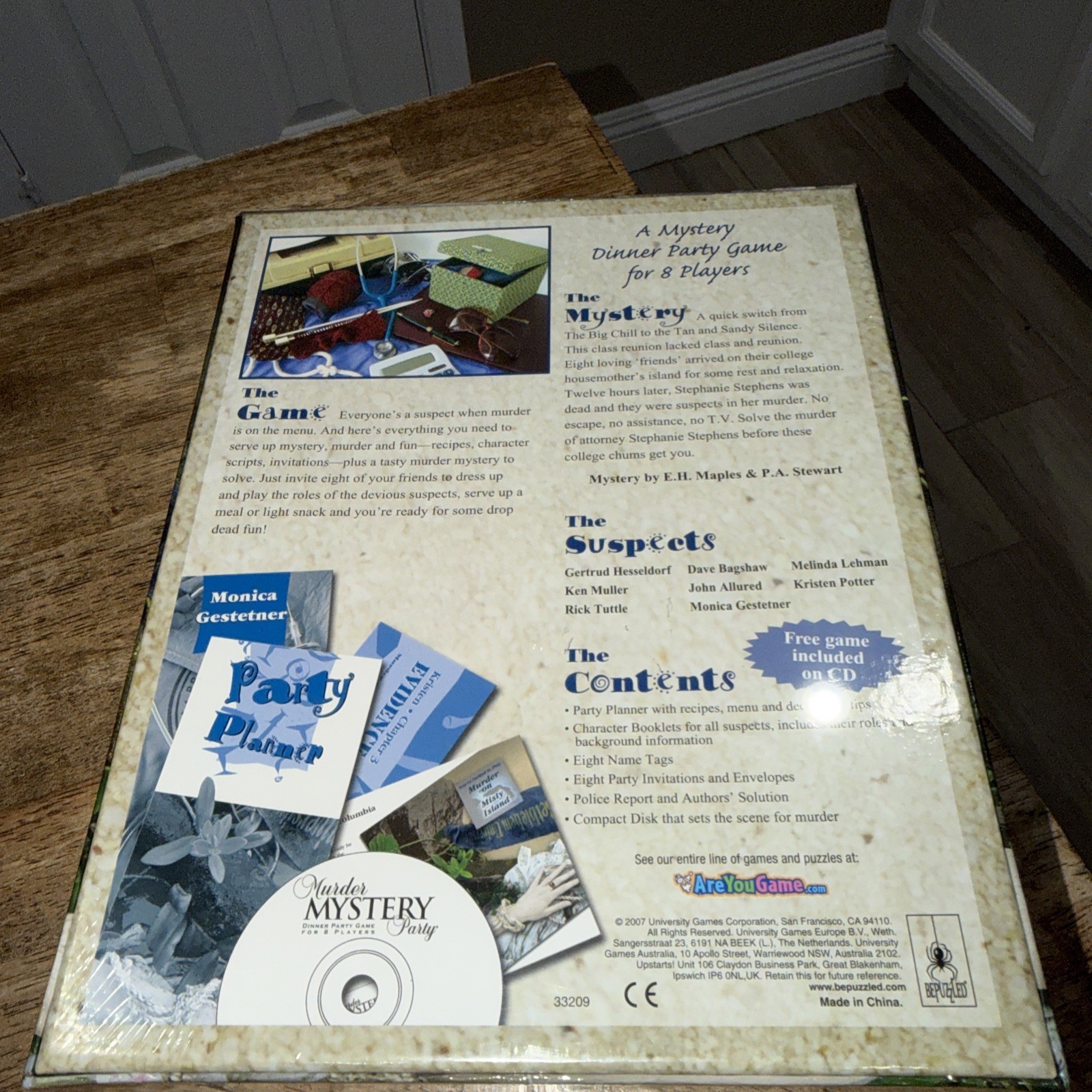 Murder Mystery Murder On Misty Island Dinner Party Game Sealed NEW