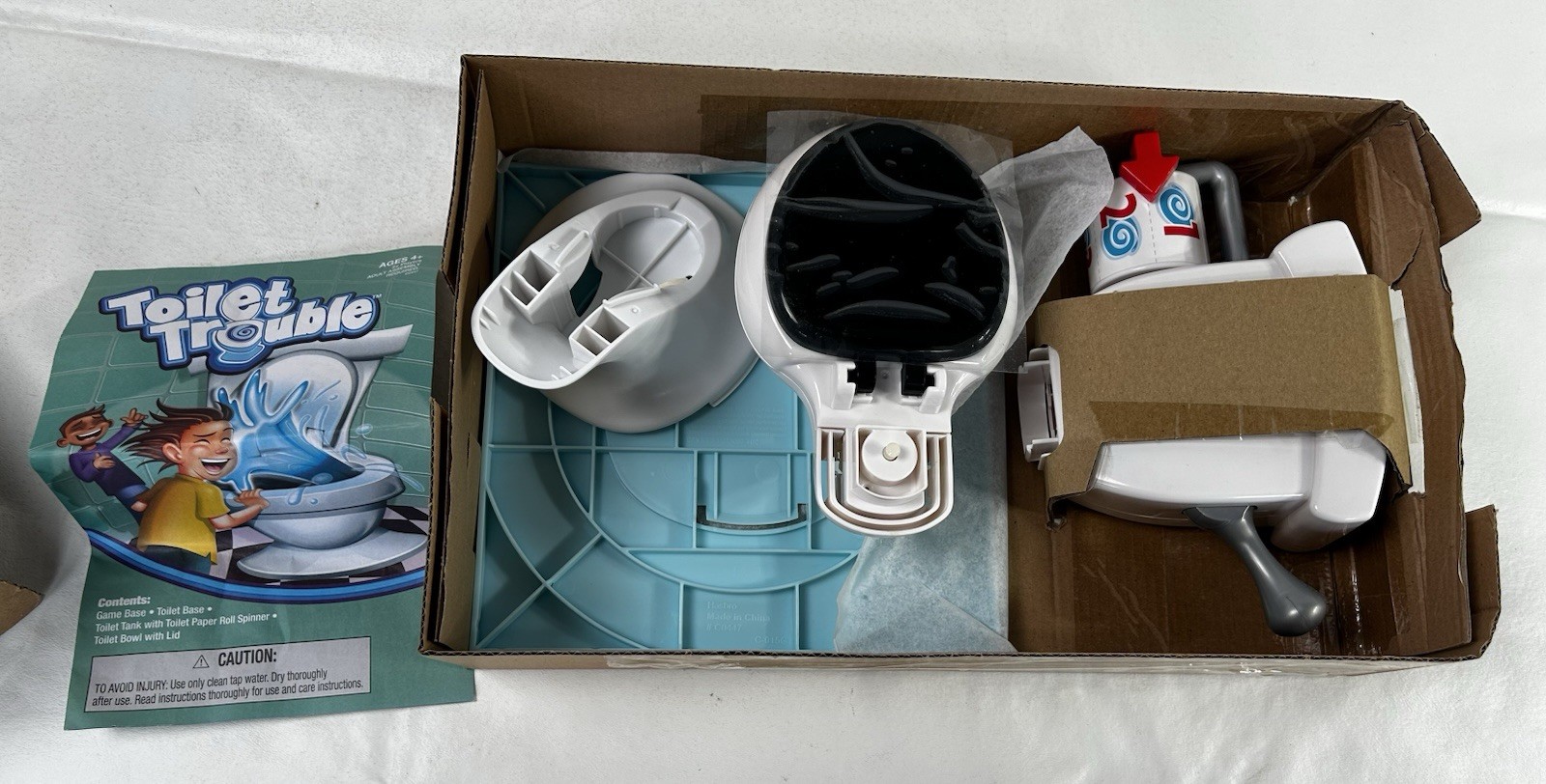 NOB 2015 Hasbro Toilet Trouble Game Water Spraying Family Fun