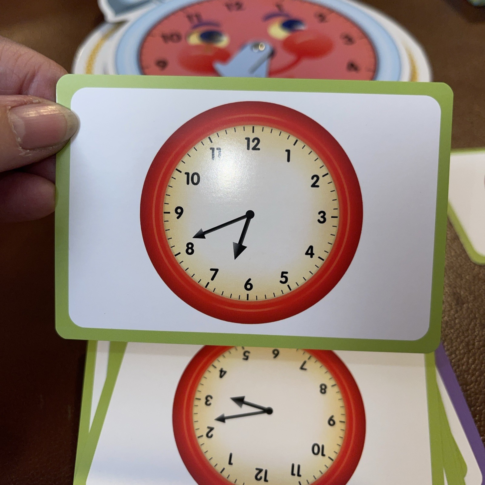 eeBoo Time Telling Game – Colorful Educational Board Game