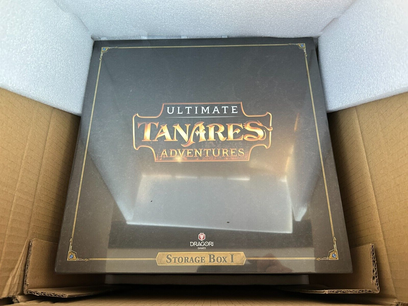 Tanares Deluxe Backer and Silver Unpainted Pledge Box Storage Box 1 & 2