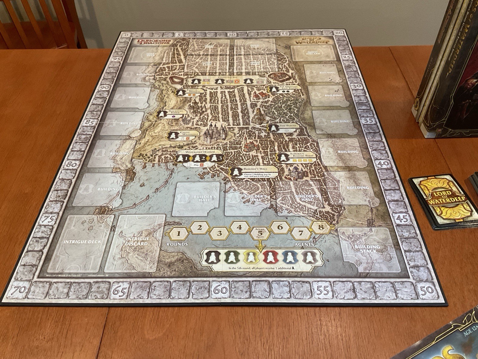 Wizards of the Coast Lords of Waterdeep Dungeons and Dragons Board Game COMPLETE