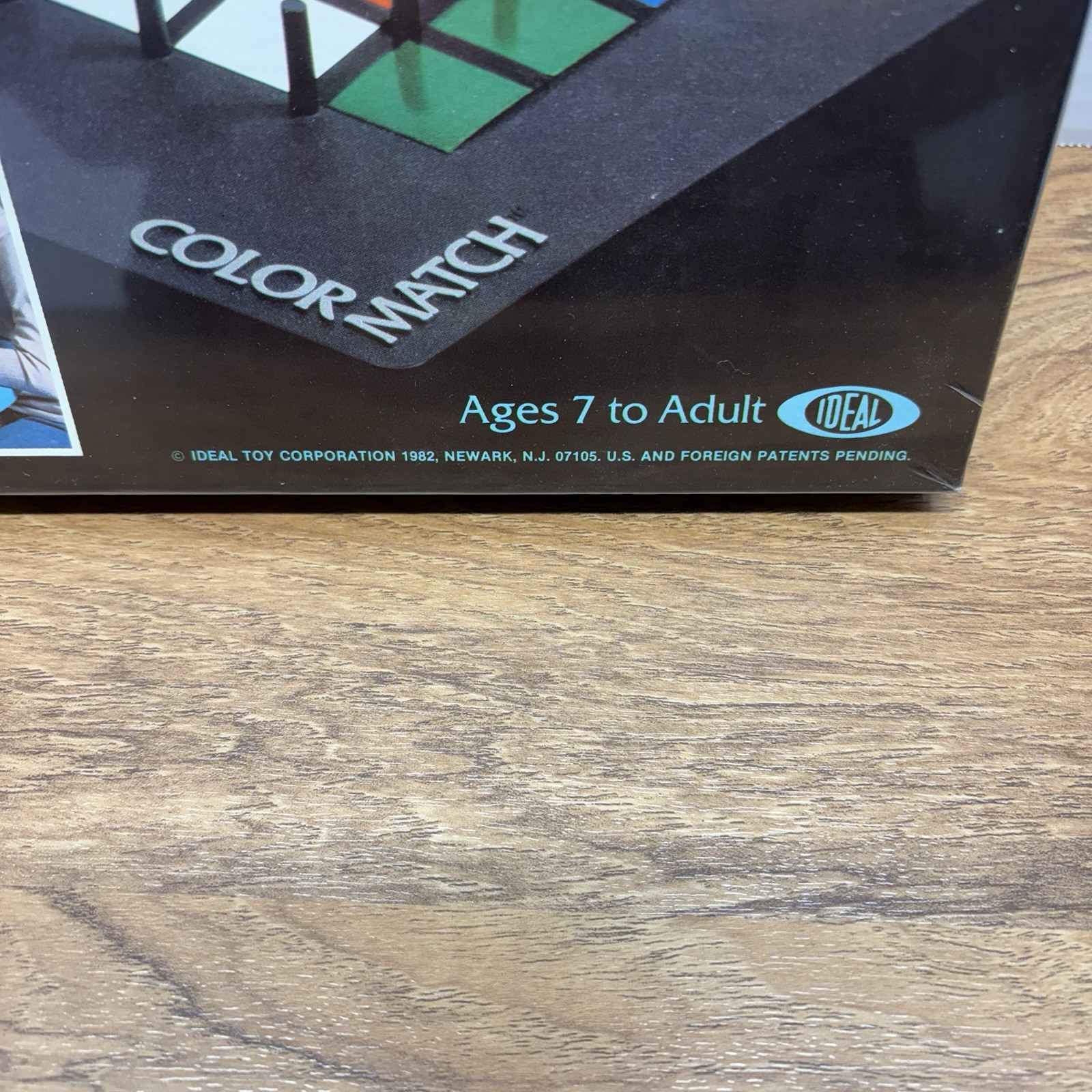 Vintage Board Game Color Match Rubiks Cube Makers Ideal 1982 * FACTORY SEALED*