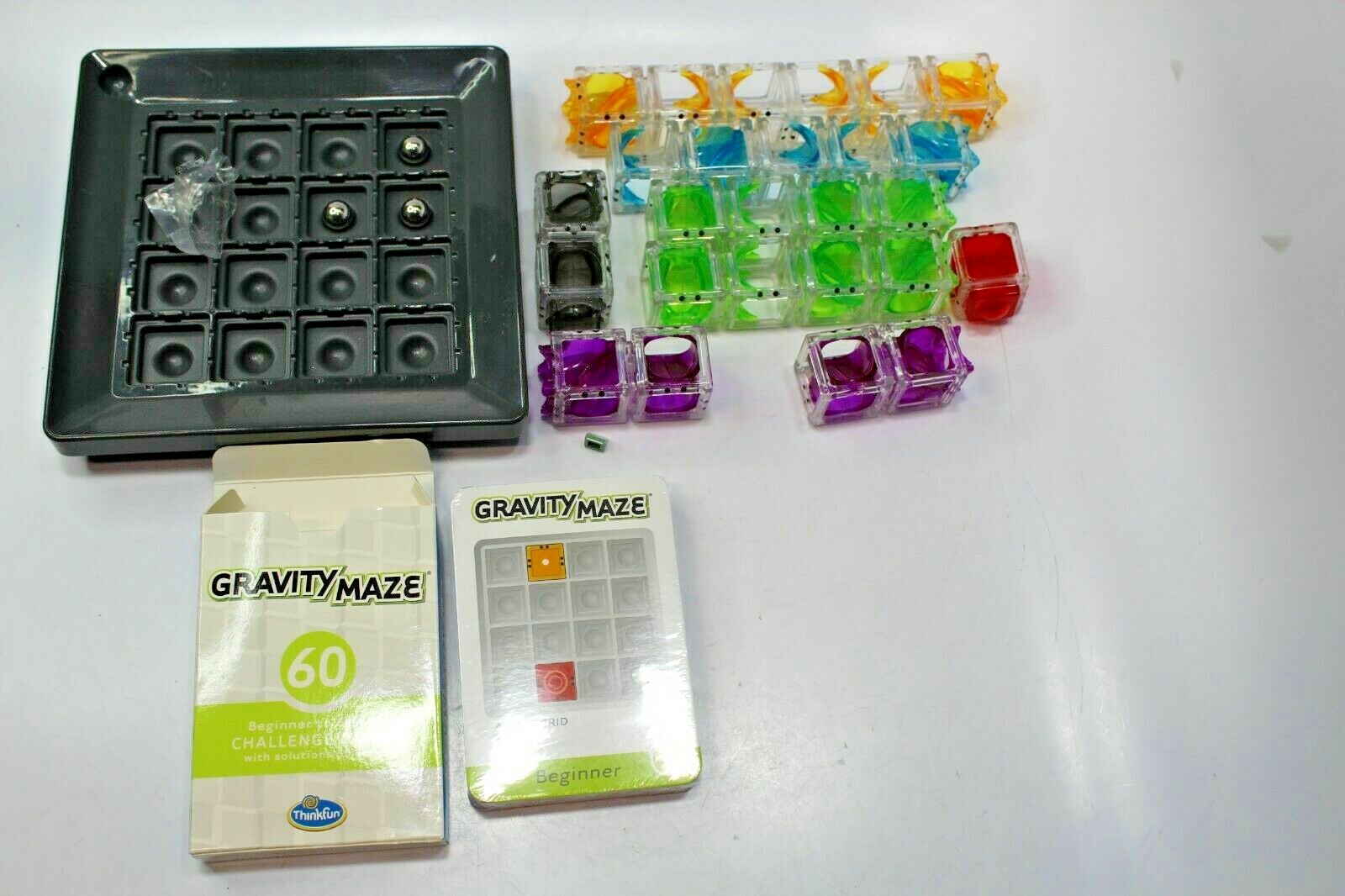 Thinkfun Gravity Maze Falling Marble Logic Game Ignite Your Mind USED