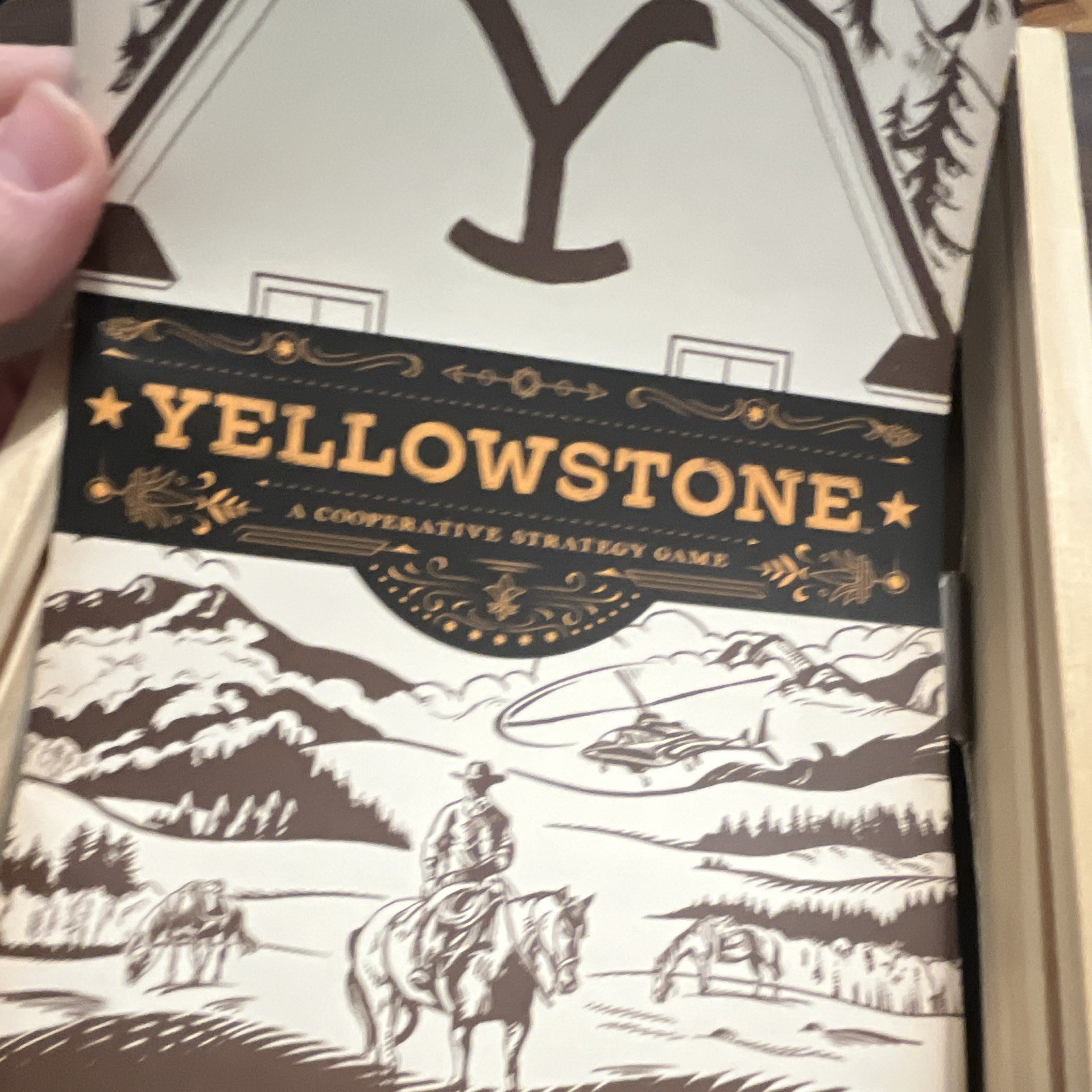 Buffalo Games Yellowstone Cooperative Strategy Board Game 2-5 Players Age 14+