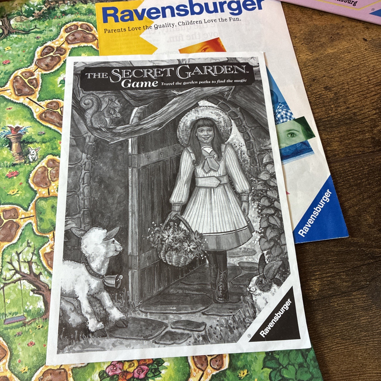1993 The Secret Garden Game by Ravensburger Complete Game Set Warner Bros