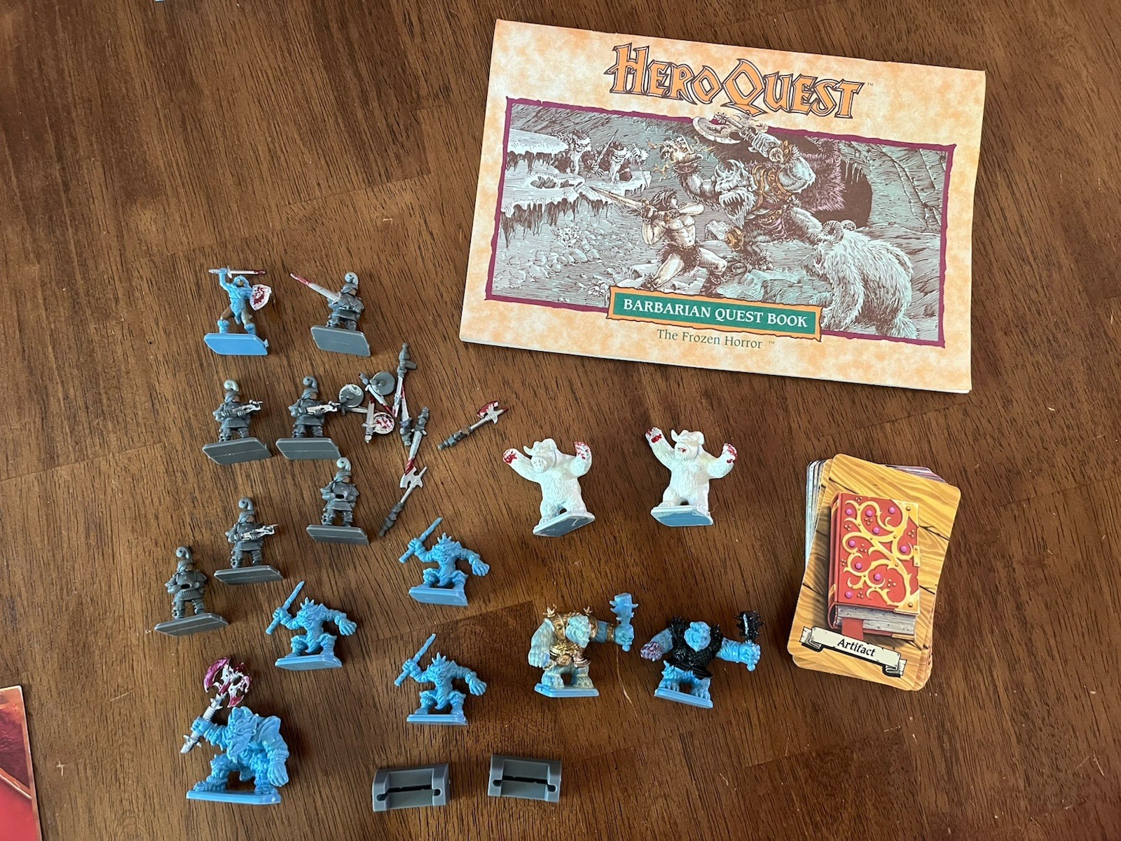 1992 Milton Bradley Hero Quest Barbarian Quest Pack, Complete W/Box + Extras