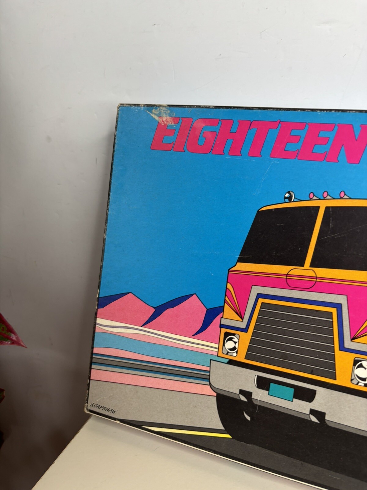 Vintage 18 Wheeler Coast to Coast Board Game 1986 DMP Eighteen 1978 Big Rig