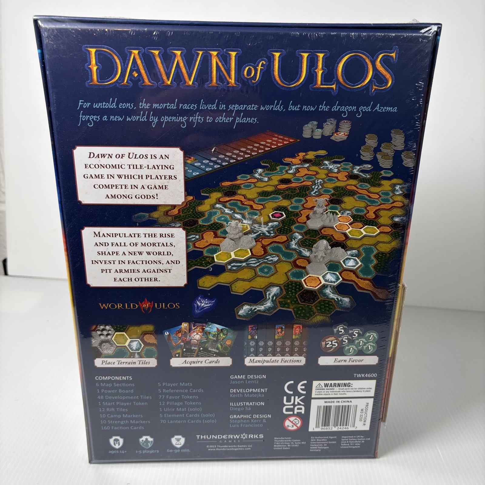 Dawn of Ulos Roll Player Tale Game Kickstarter Godling Pledge w/ Rift Pack NIS
