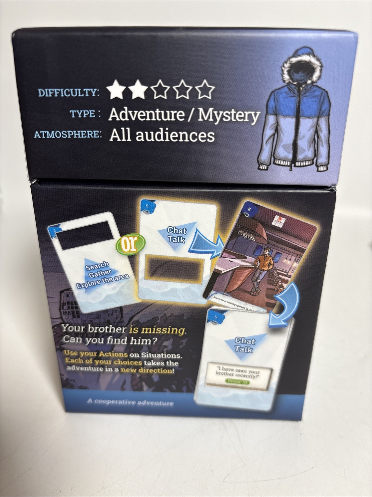Back Stories Alone Under the Ice Adventure Game Lucky Duck Pre-Owned