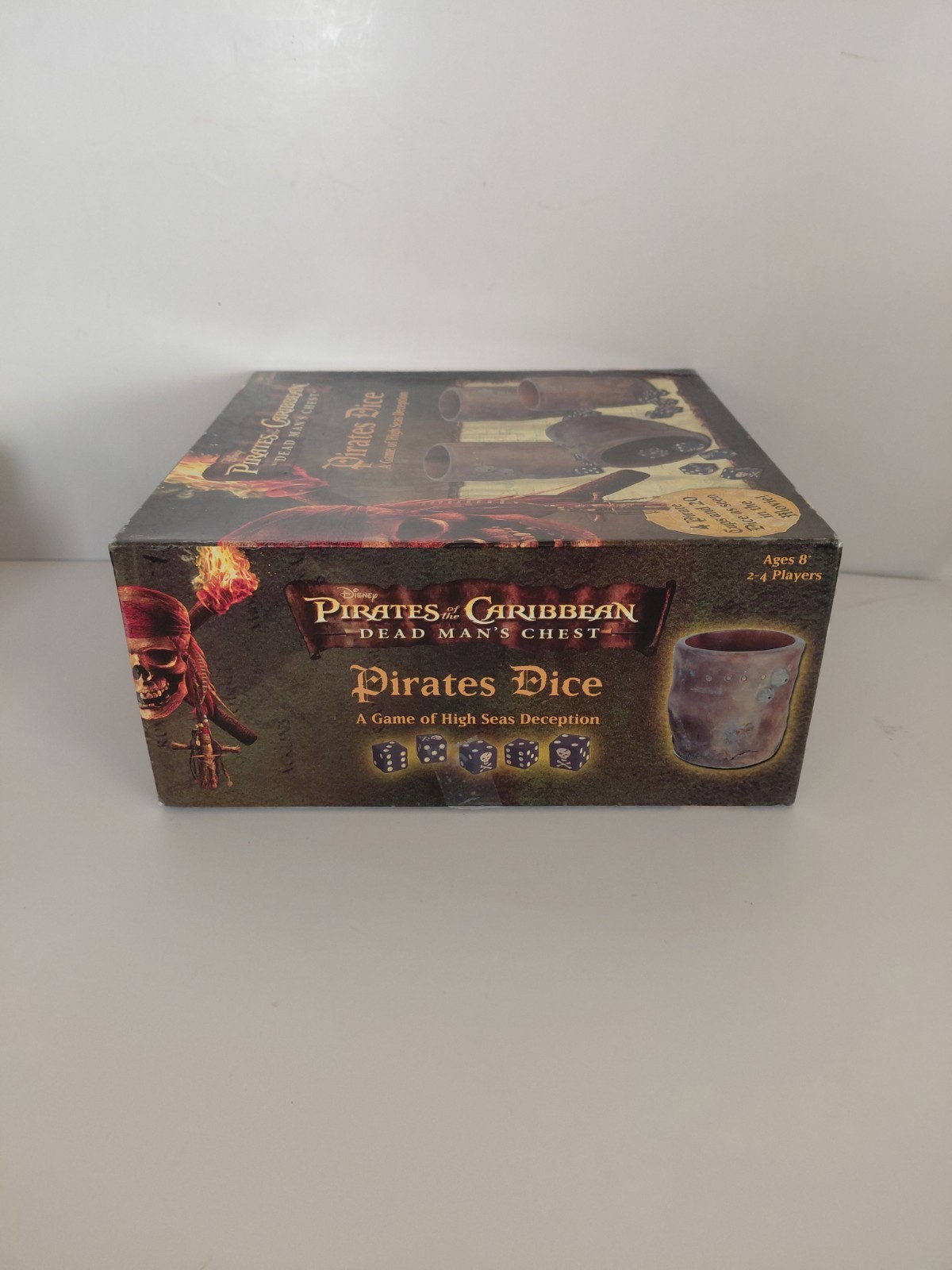 Dead Man’s Chest PIRATES DICE Game 100% COMPLETE Disney Pirates Of The Caribbean