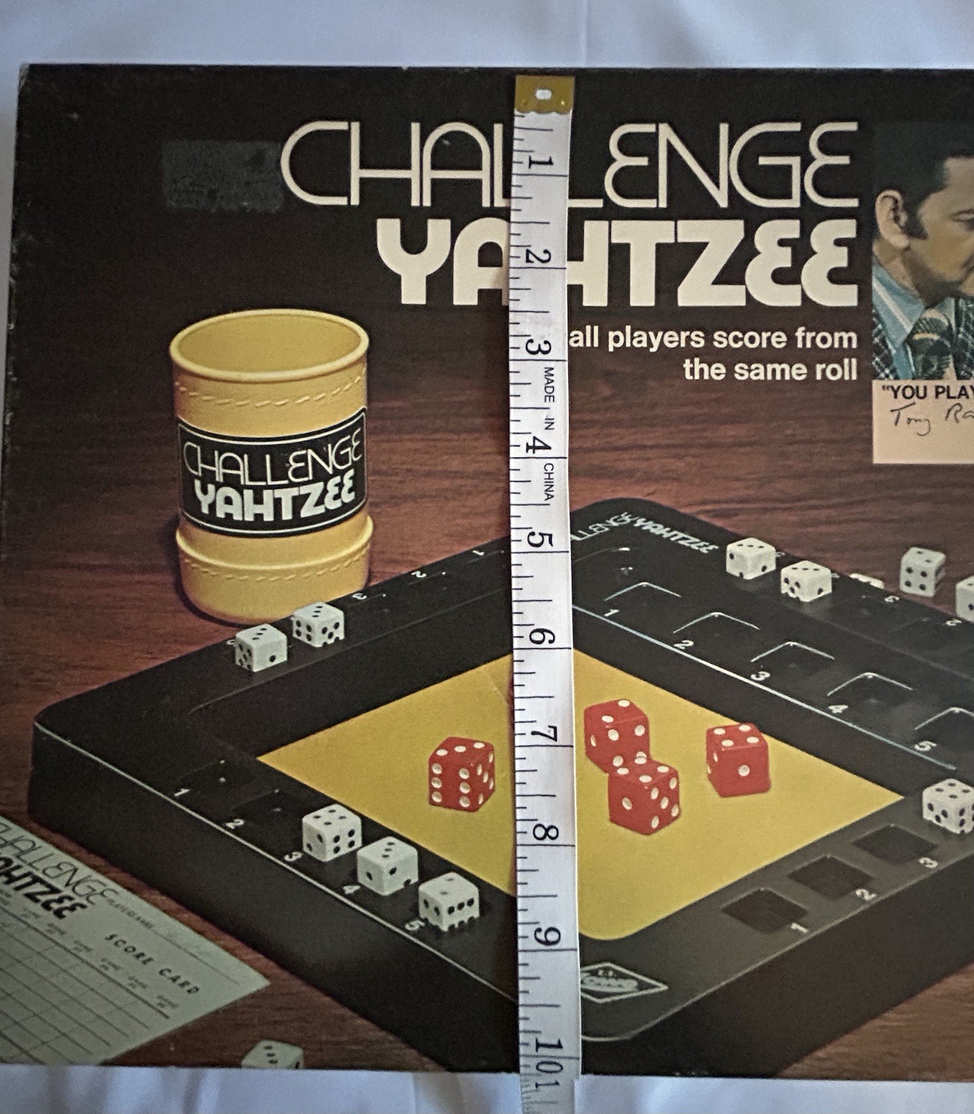 Vintage 1974 Challenge Yatzee Game With Odd Couple Endorsements