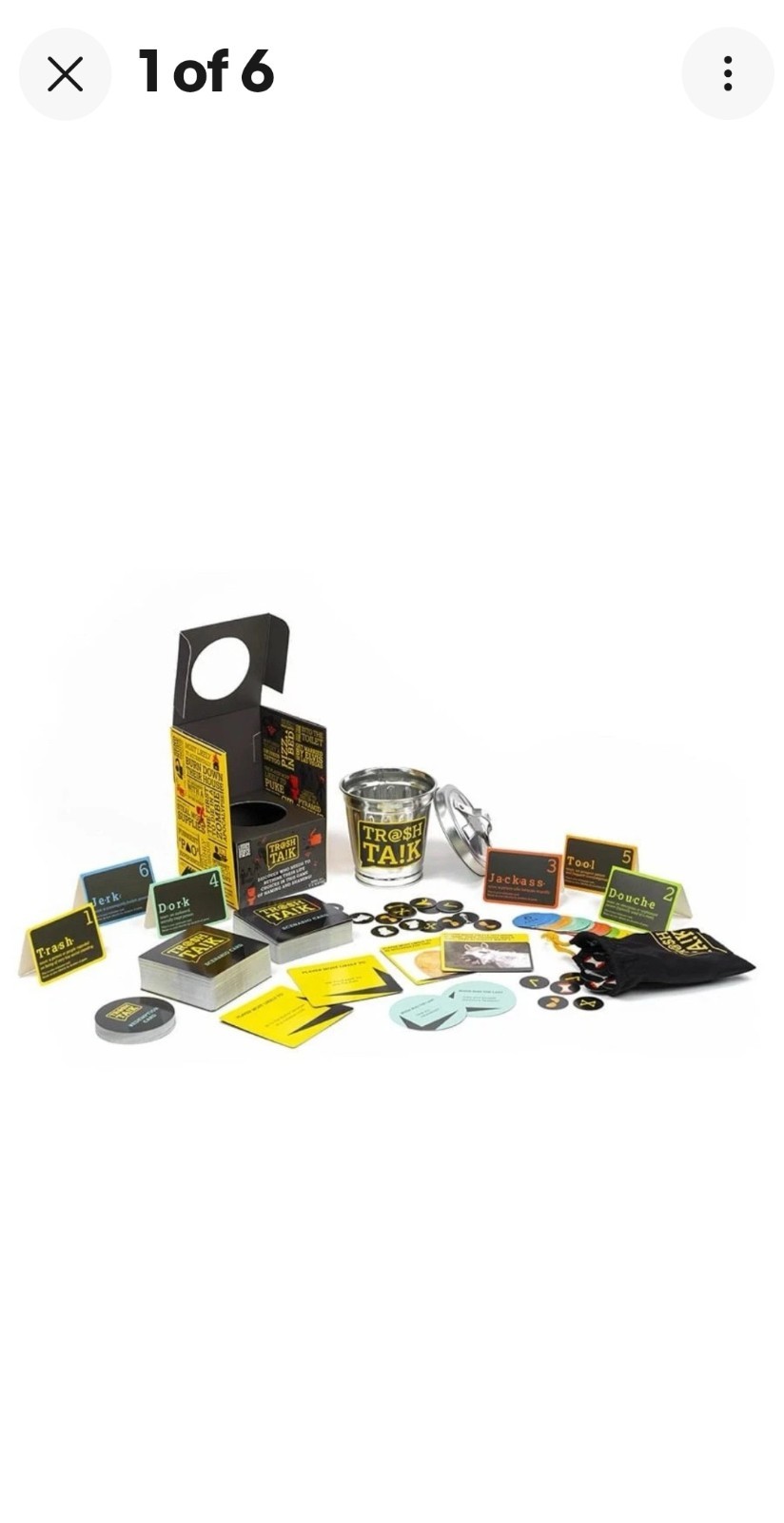 Trash Talk Adult Party Card Game | 3-6 Players New Sealed Card Game For Adults