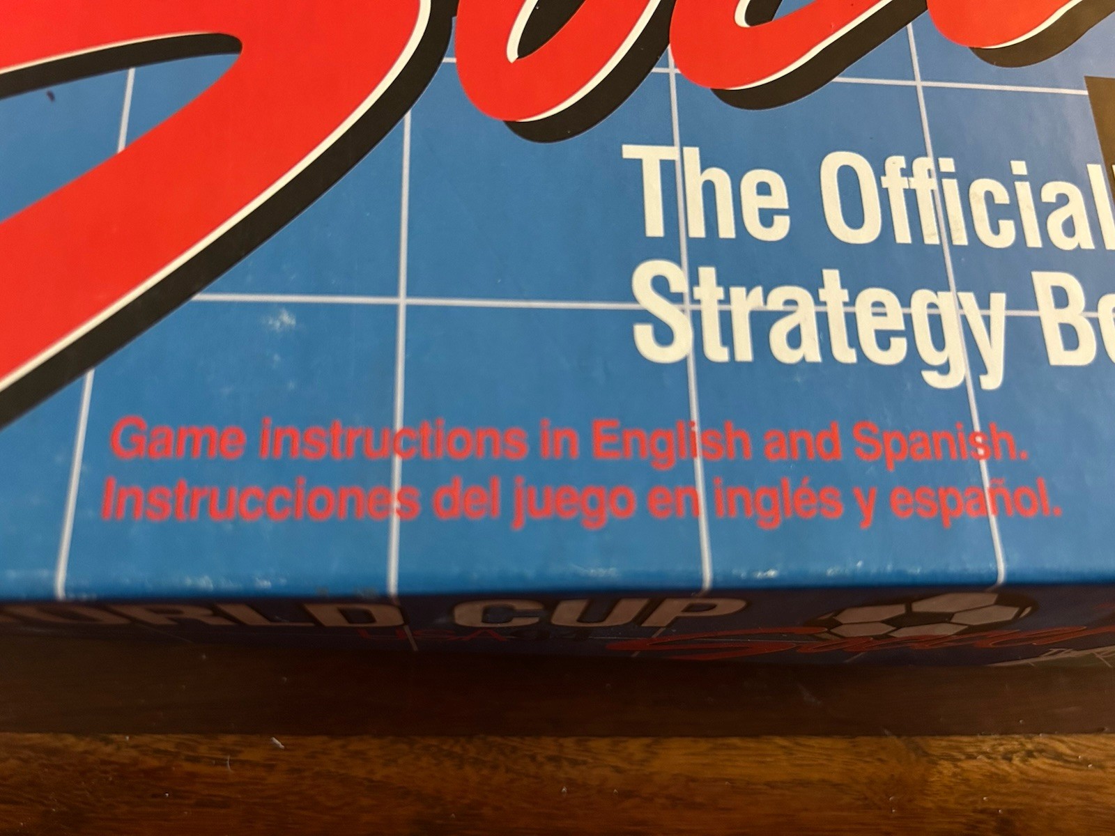 World Cup USA 94 Soccer Strategy Board Game Vintage 1992 Official Unplayed