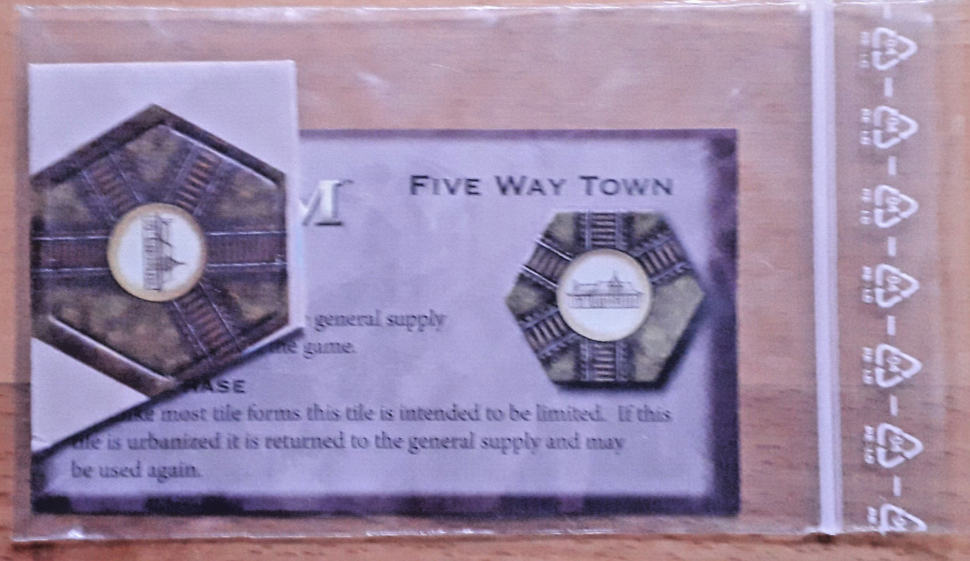 Steam – Mini-Expansion 5 Way Town – aus Mayfair Expansion Set # 1 – unbenutzt