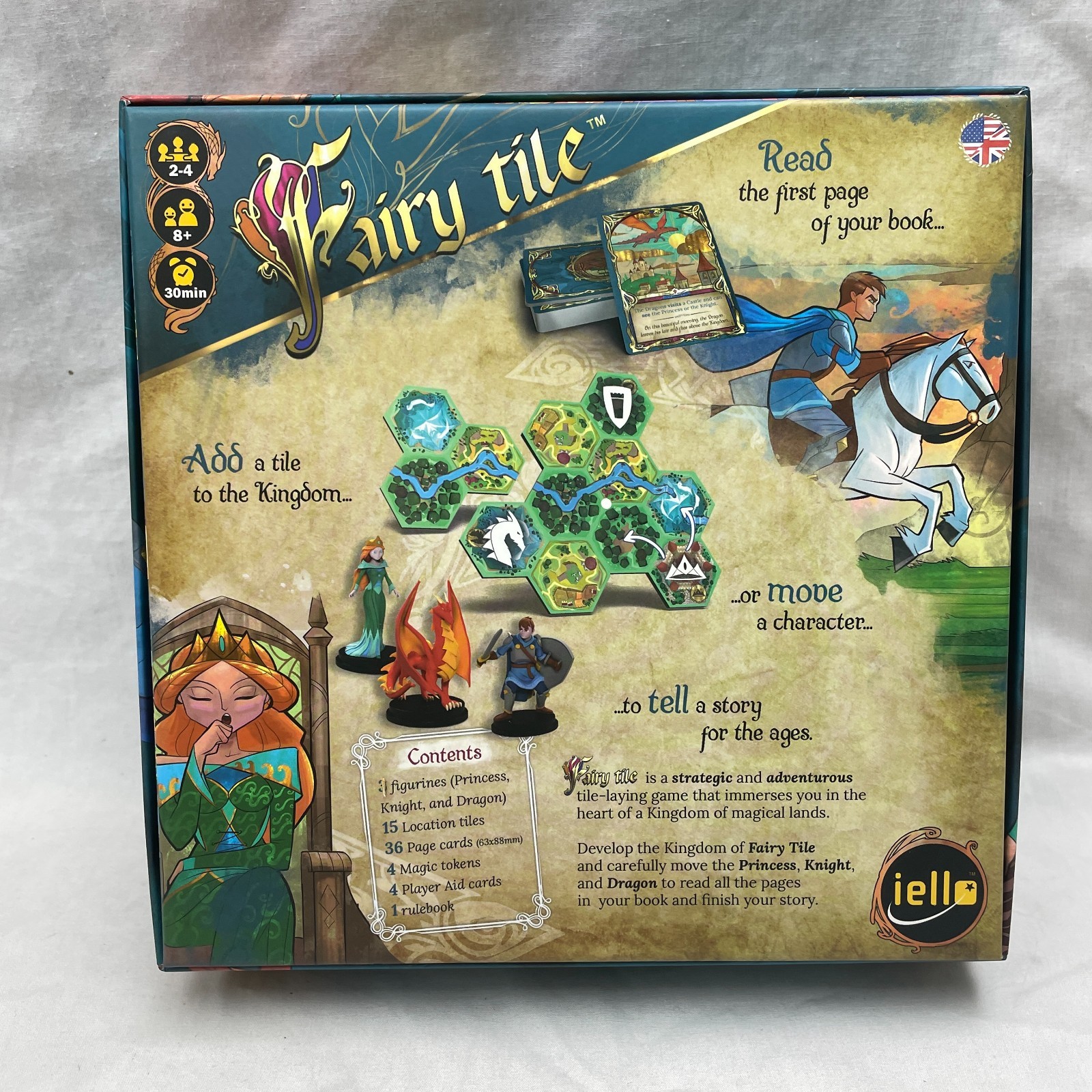 Fairy Tile Board Game IELLO 2018 EX/EX