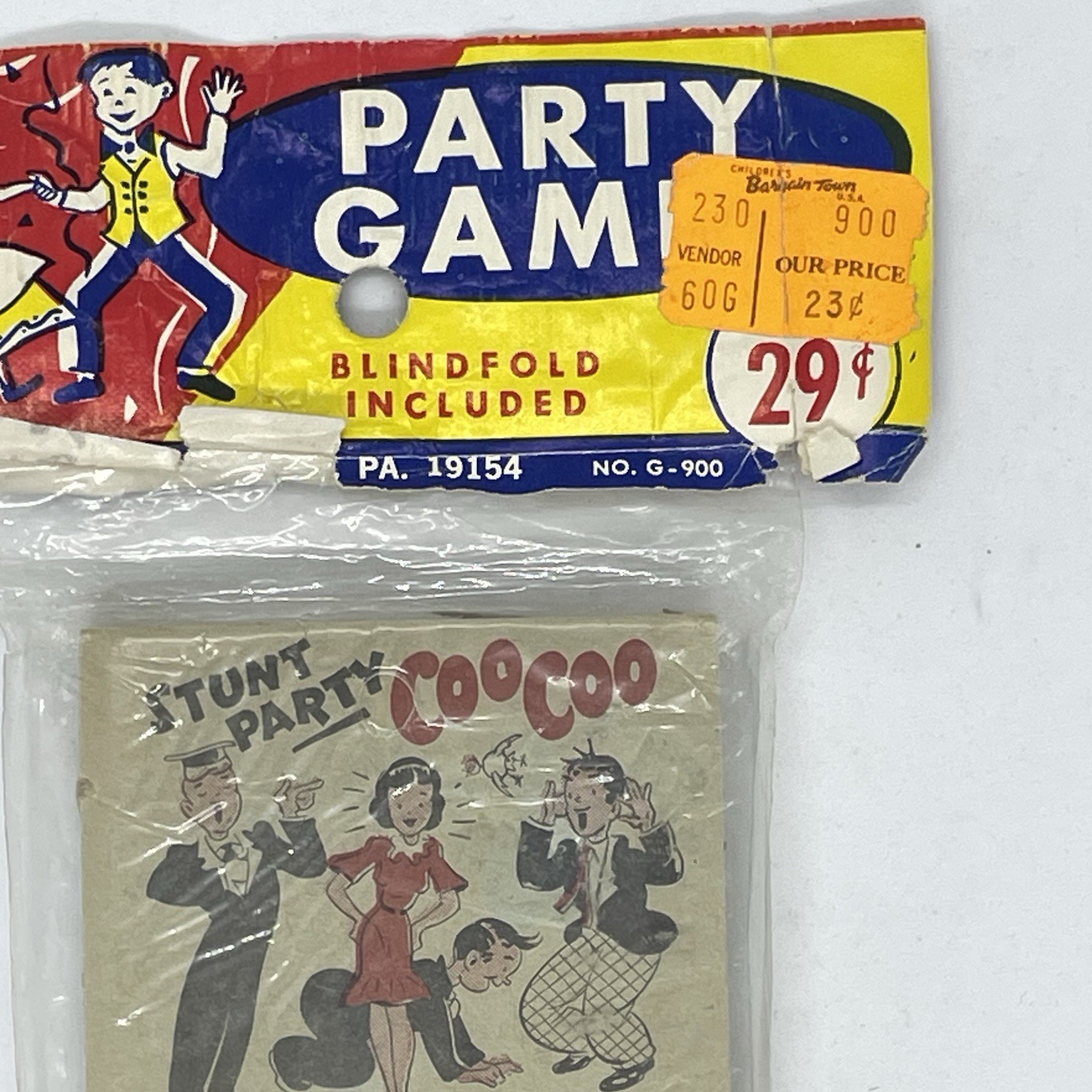 Vintage 1950s/60s “Stunt Party Coo Coo” Party Game – Sealed New Old Stock