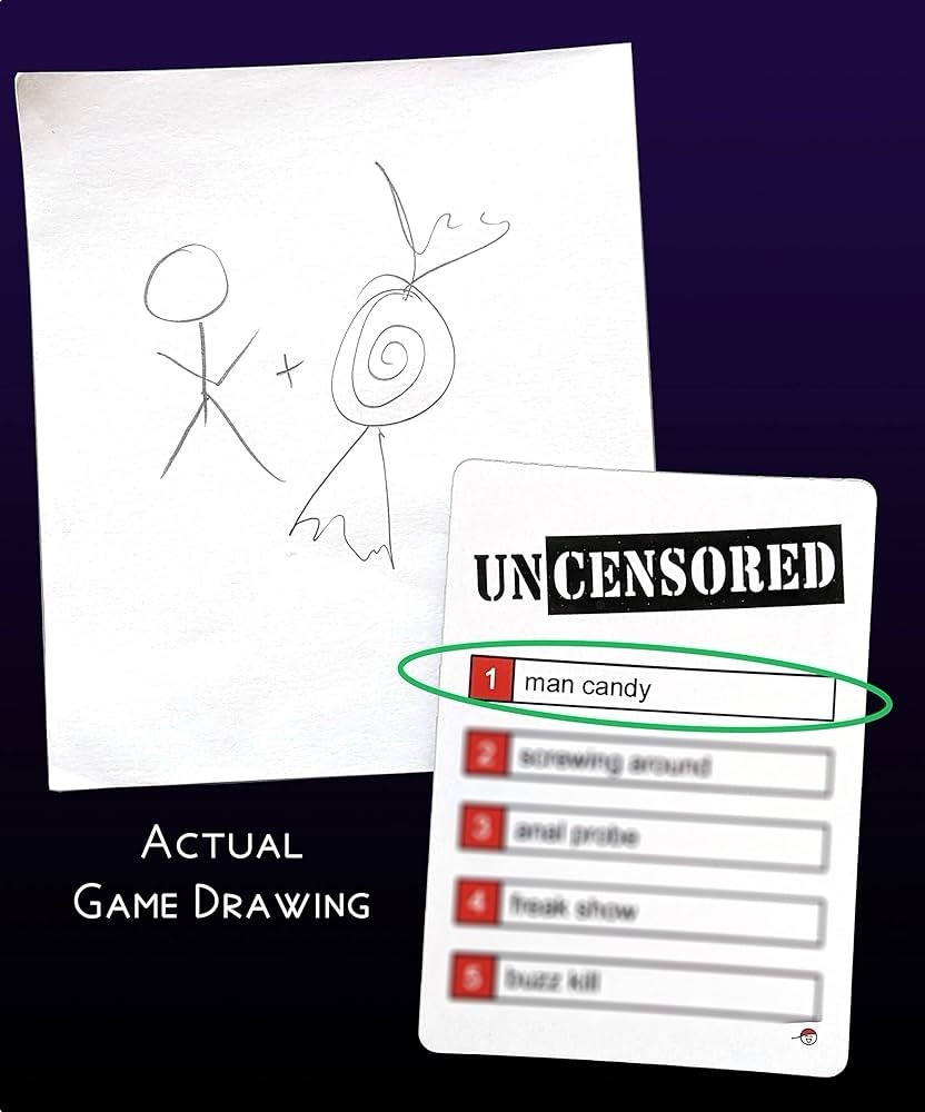NEW & SEALED Drawing Without Dignity Adult Party Game Pictionary Board Game