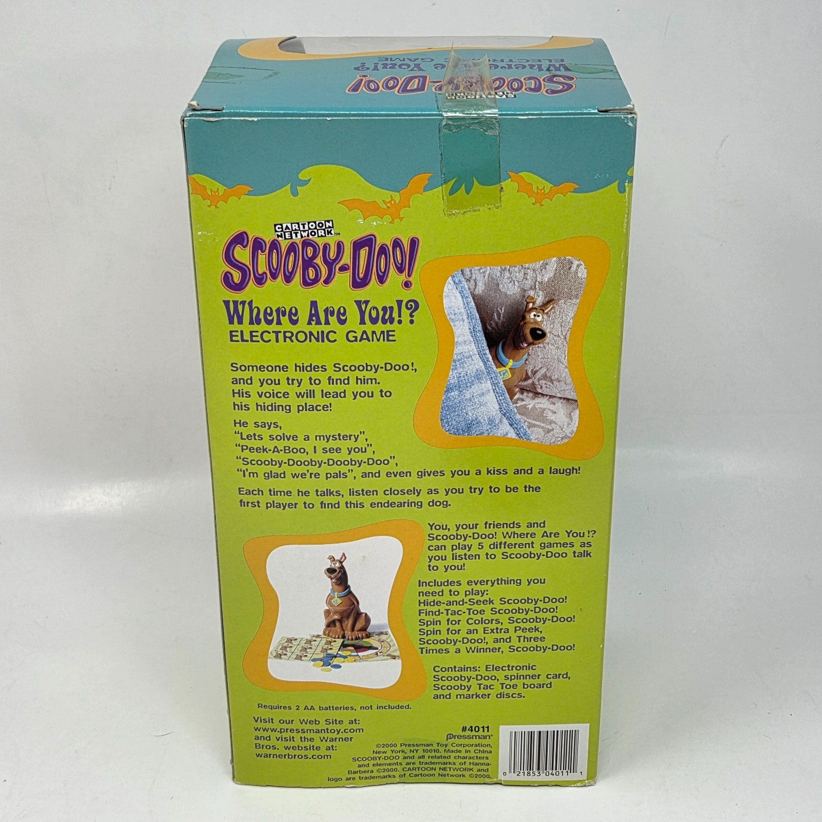 VINTAGE 2000 SCOOBY DOO WHERE ARE YOU? PRESSMAN ELECTRONIC GAME NEW SEALED