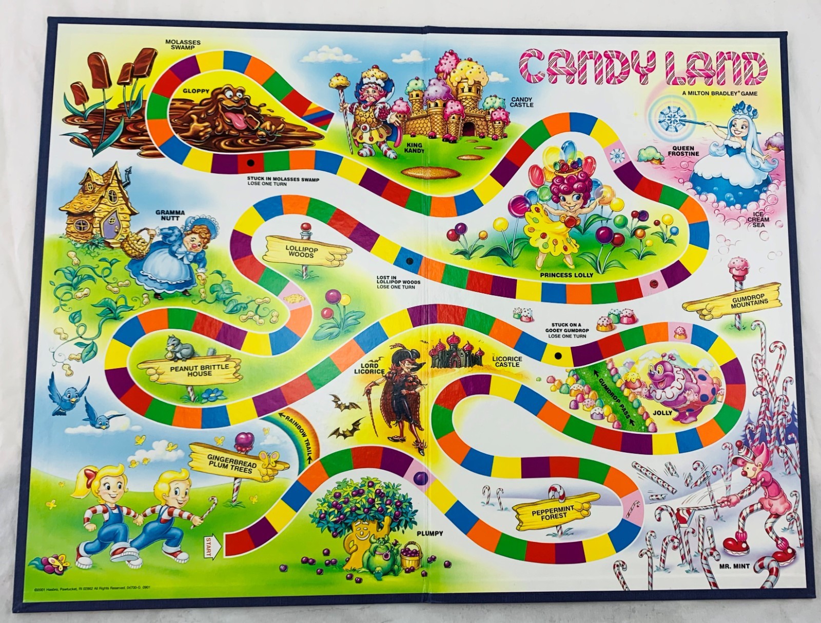 1999 Candy Land Board Game by Milton Bradley Complete Very Good Cond FREE SHIP