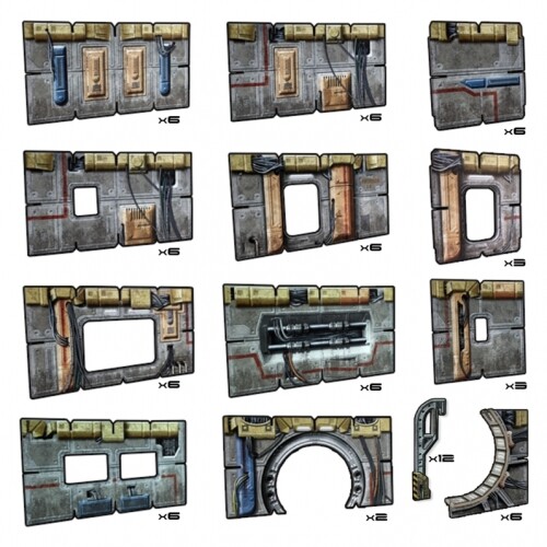 Tabletop Terrain – Frontier Core Set (329 Pieces) – English