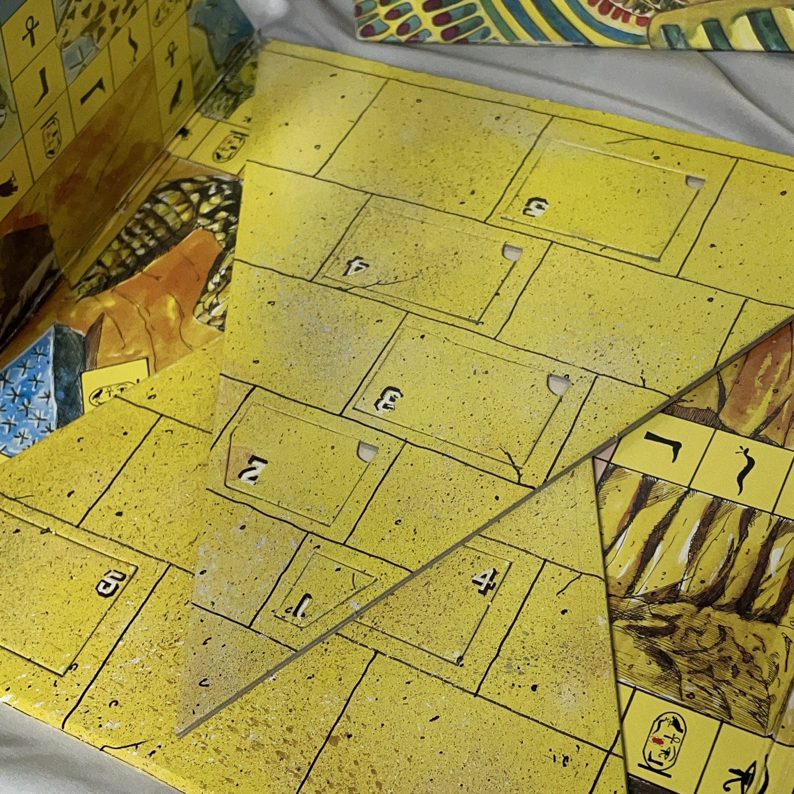 Vintage 1990 Aristoplay Pyramids & Mummies Board Game Replacement Pieces Set