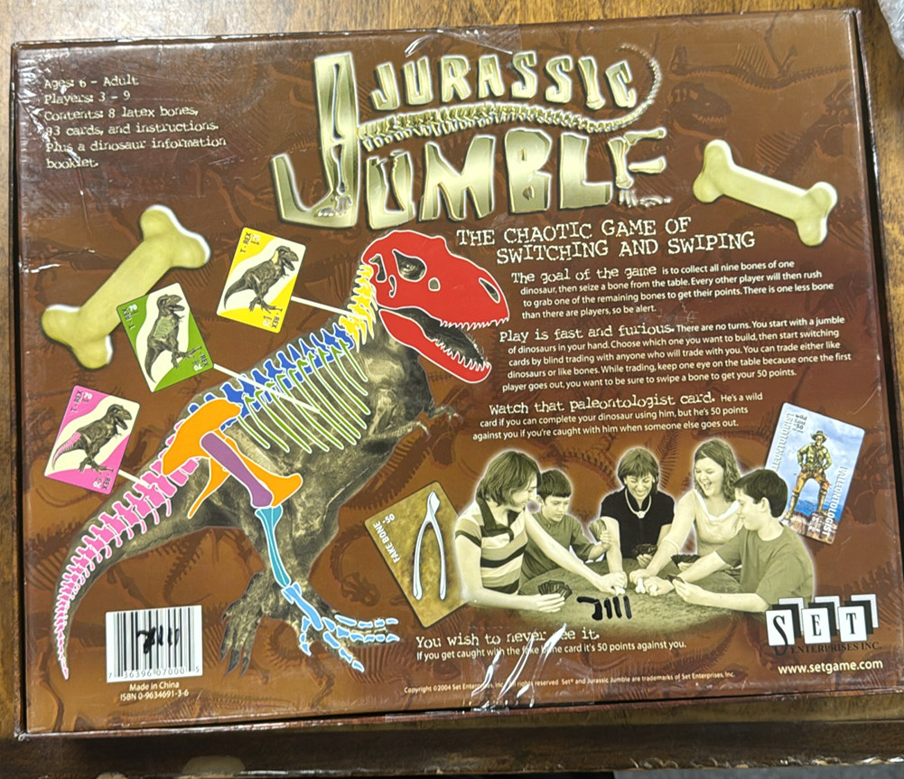 Jurassic Jumble Game – Seize The Dinosaur Bone (B149)