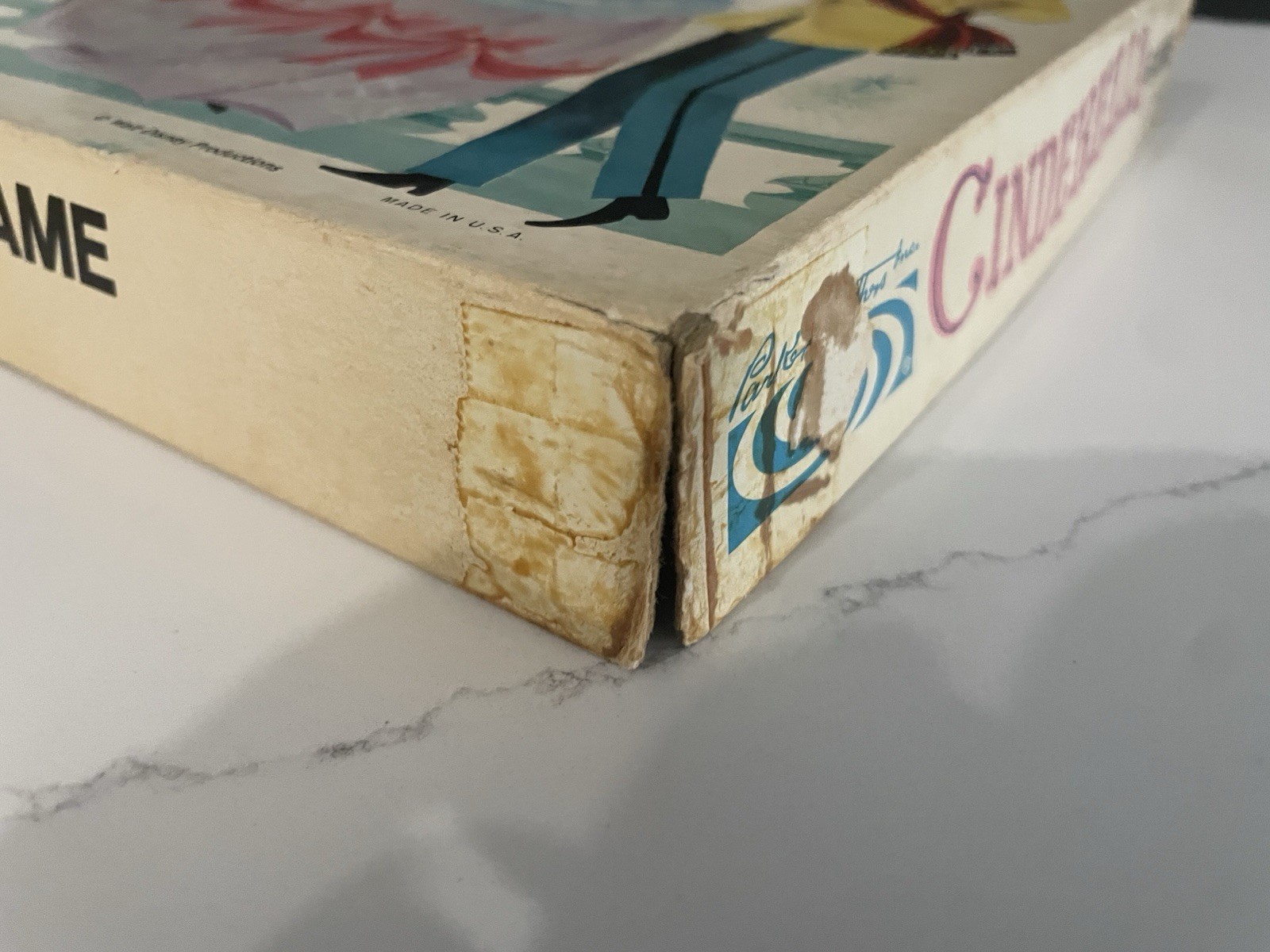 ~ Vintage Parker Bros Board Game Walt Disney’s Cinderella Game 1965 Complete ~
