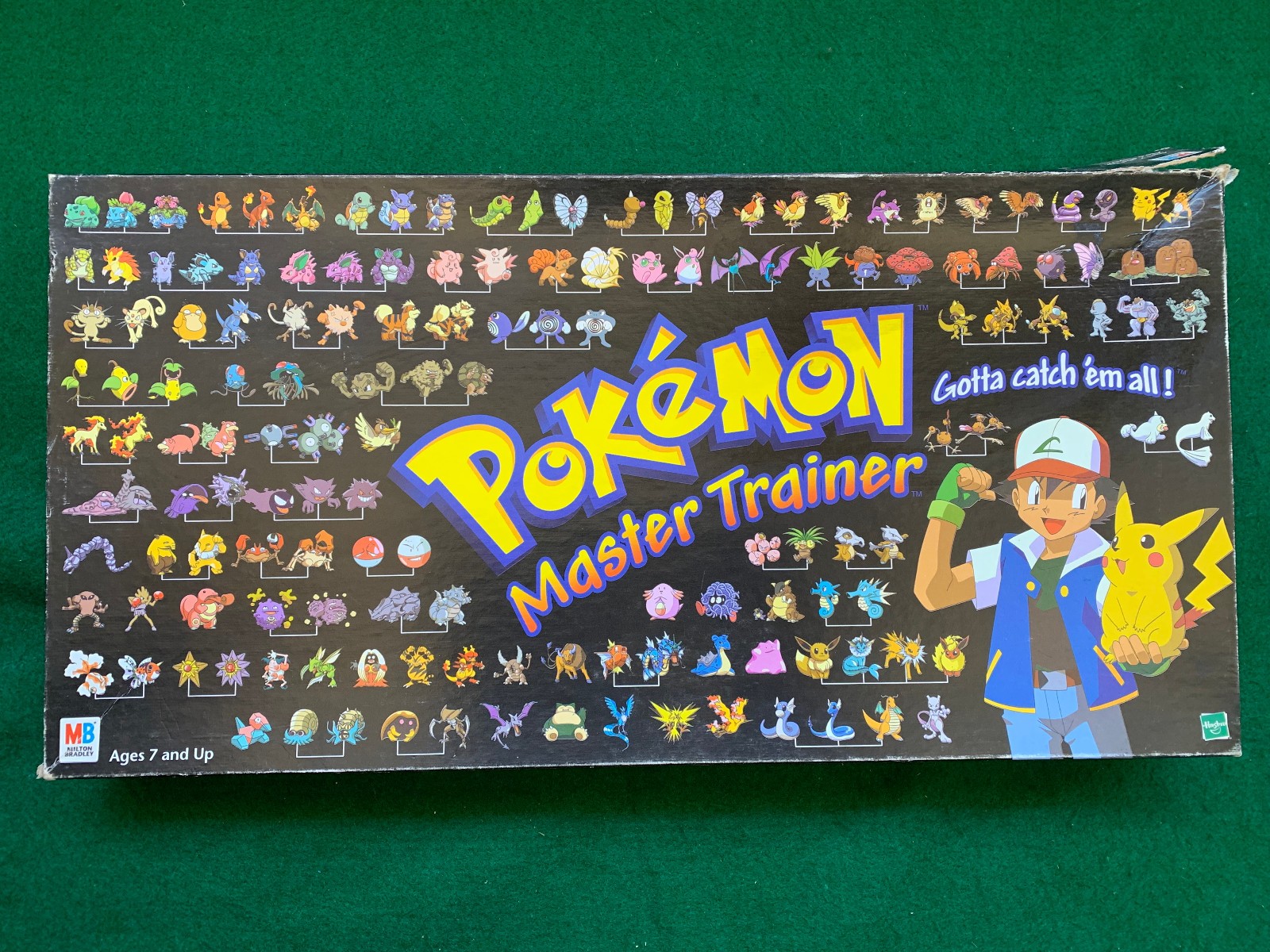 1999 POKEMON MASTER TRAINER board game. Only Missing 1 pink chip. (Tentacool)