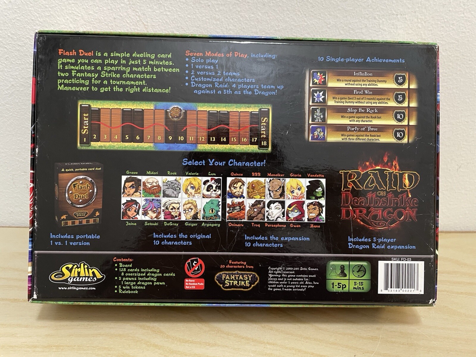 Flash Duel: Sirlin Games Card Game, Fantasy Strike/Yomi 2nd Edition 2010