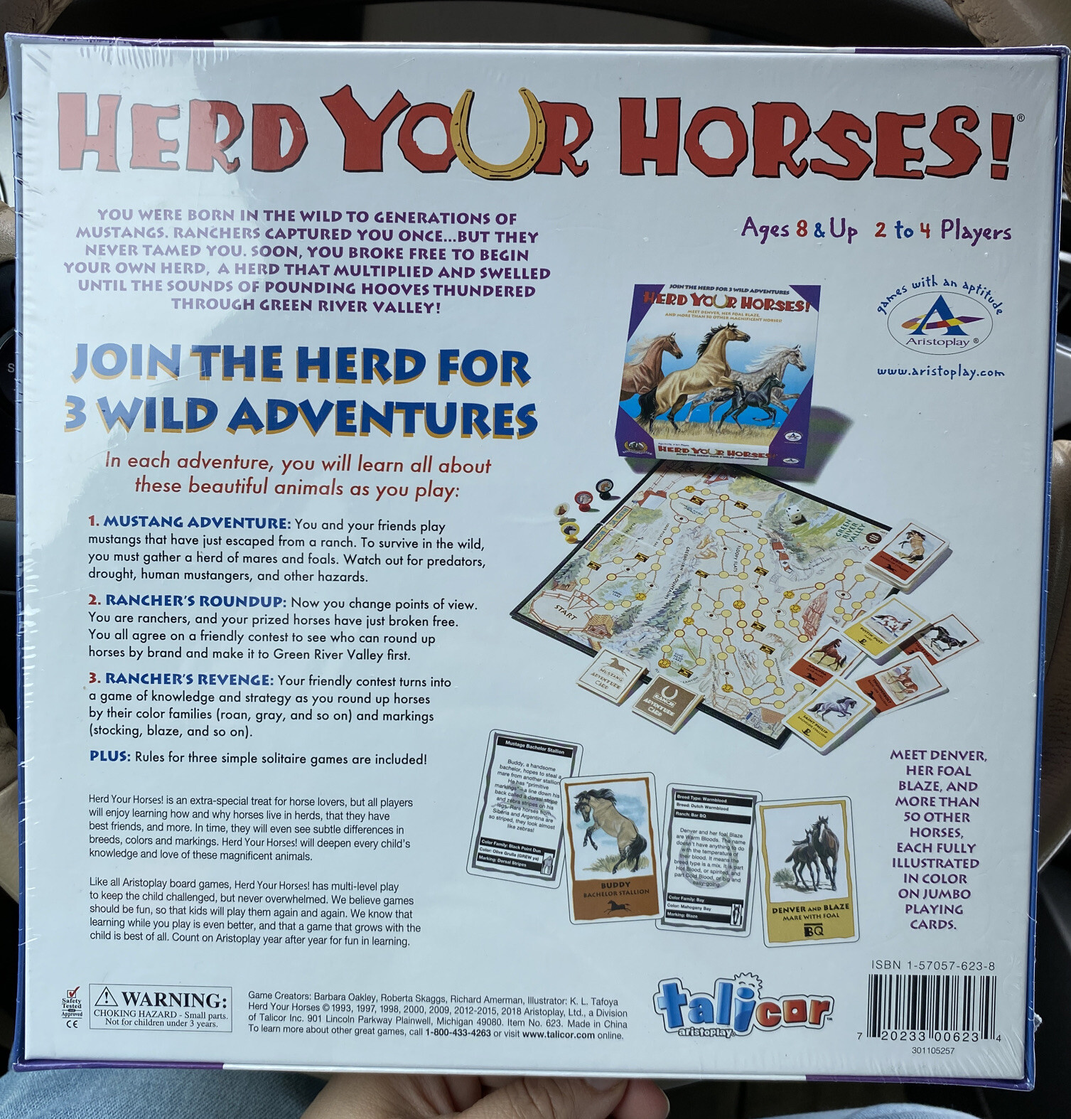 Herd Your Horses Board Game 2018 Talicor Complete Meet Denver Her Foal Blaze Fun
