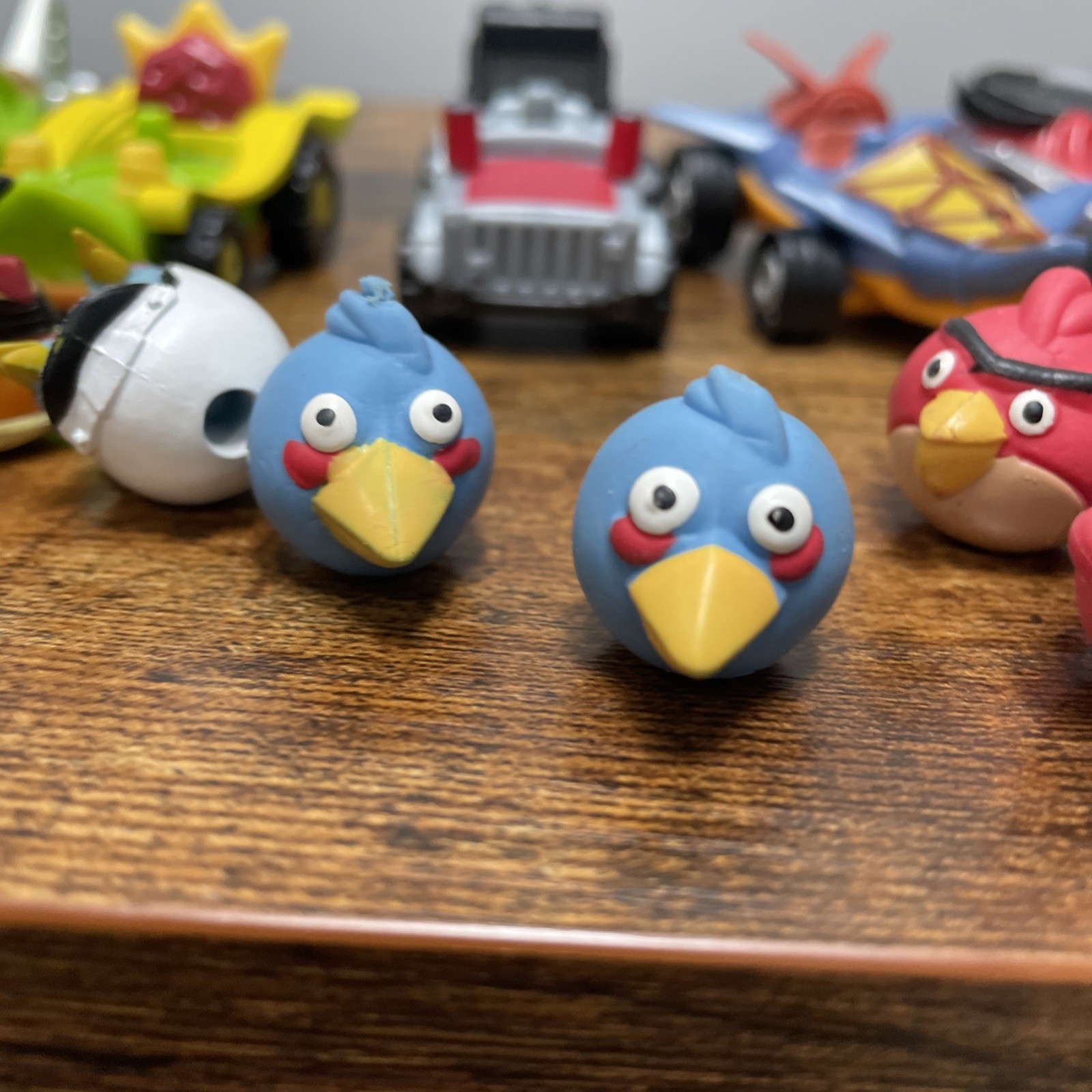Angry Birds Go Jenga Game Terence Bubbles Chuck Kart Racer Lot Removable Heads