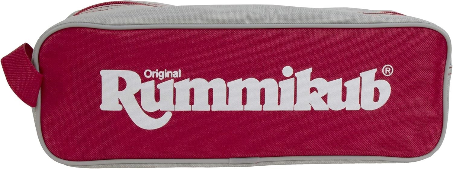 Rummikub Original Game Set Full Size Tiles Racks Durable Travel Board Game