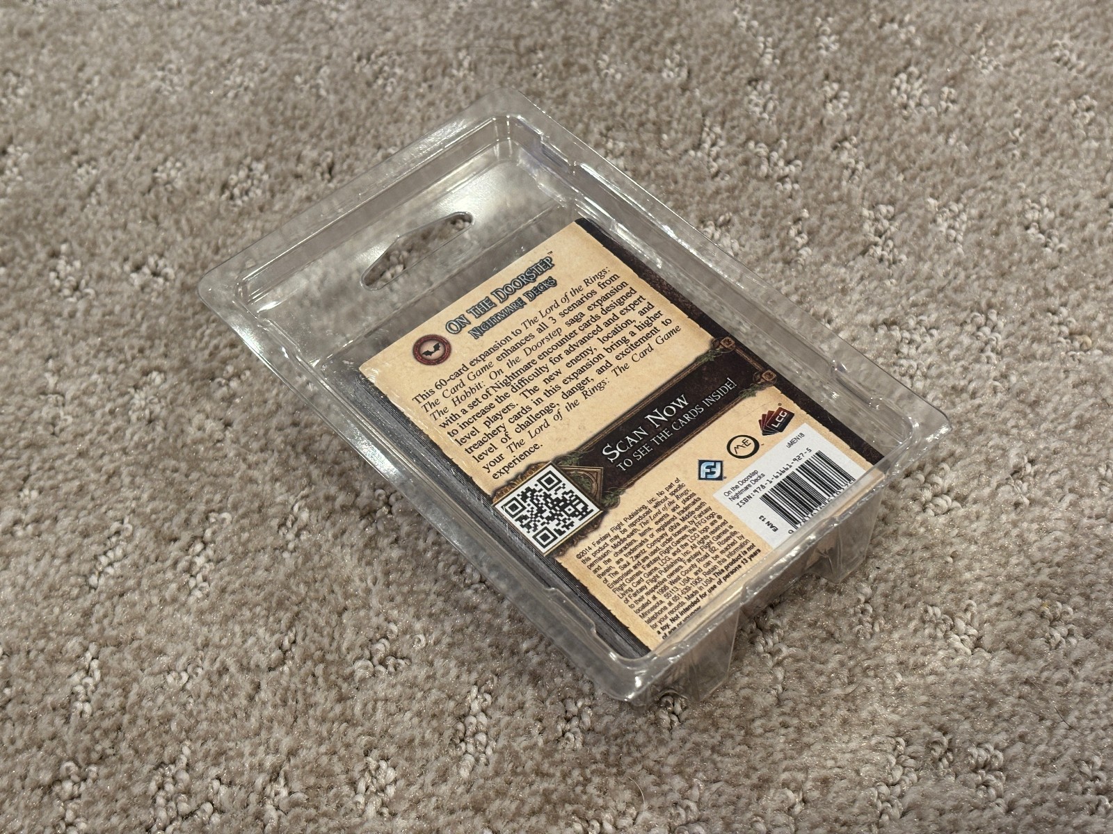The Lord of the Rings LCG – Nightmare Deck – On The Doorstep – FFG – NEW
