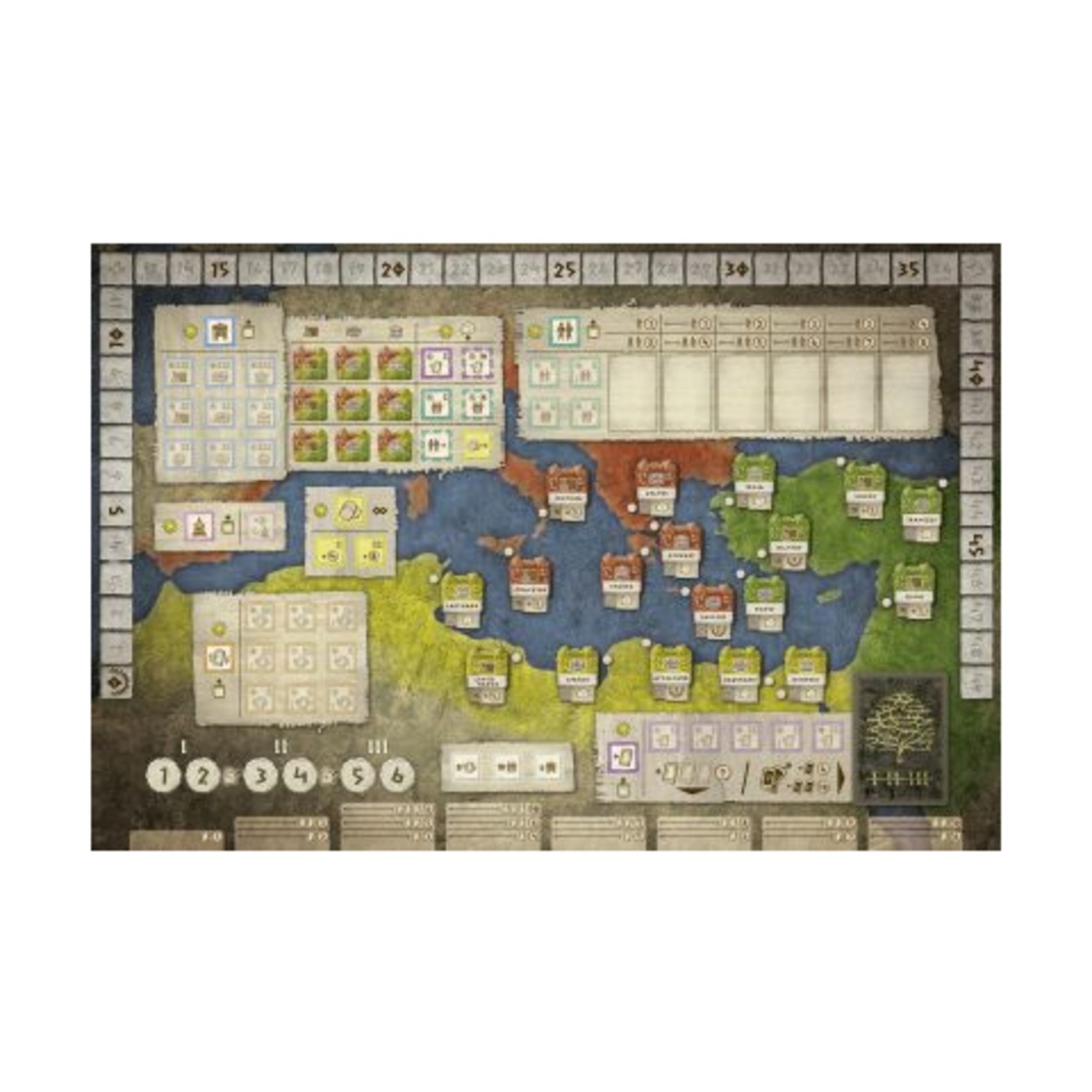 Tasty Minstrel Boardgame Gentes (2nd Ed) Box SW (New)