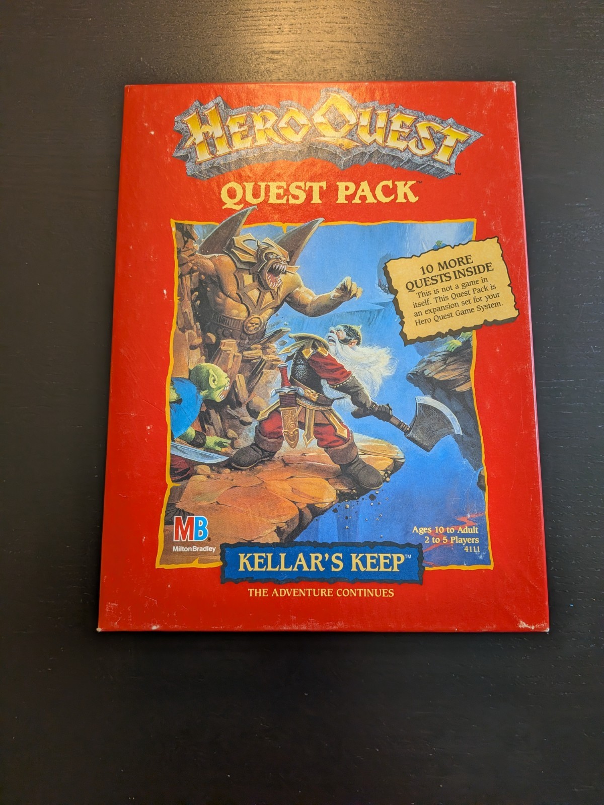 COMPLETE HeroQuest Kellar’s Keep expansion board game (1991)