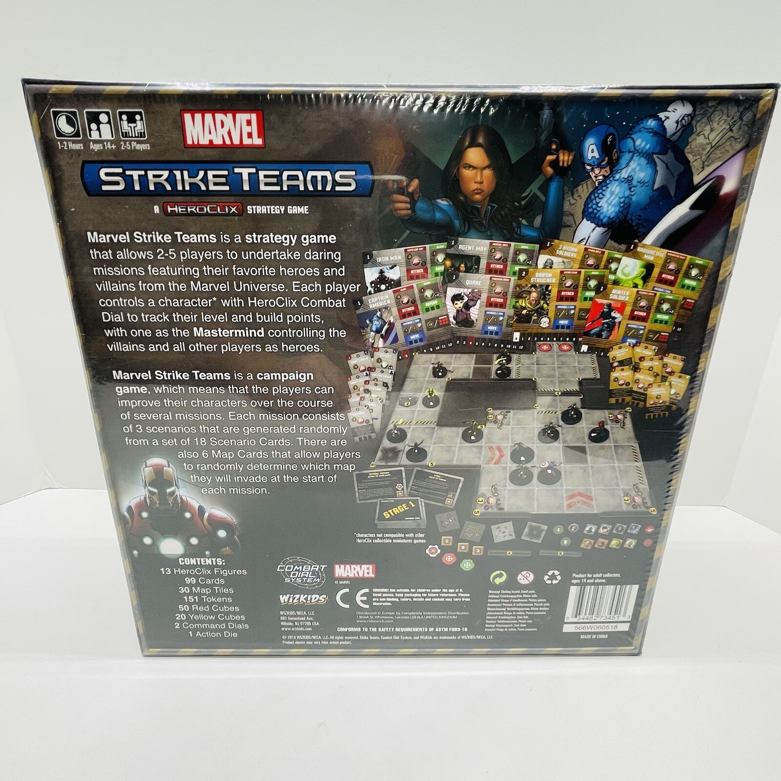 Marvel STRIKE TEAMS a HEROCLIX Strategy Game by Wizkids NECA 2018 – BRAND NEW