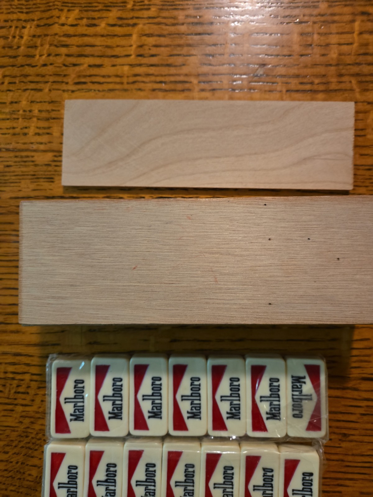 Vintage Marlboro Branded Dominoes Set w/ Box Sealed