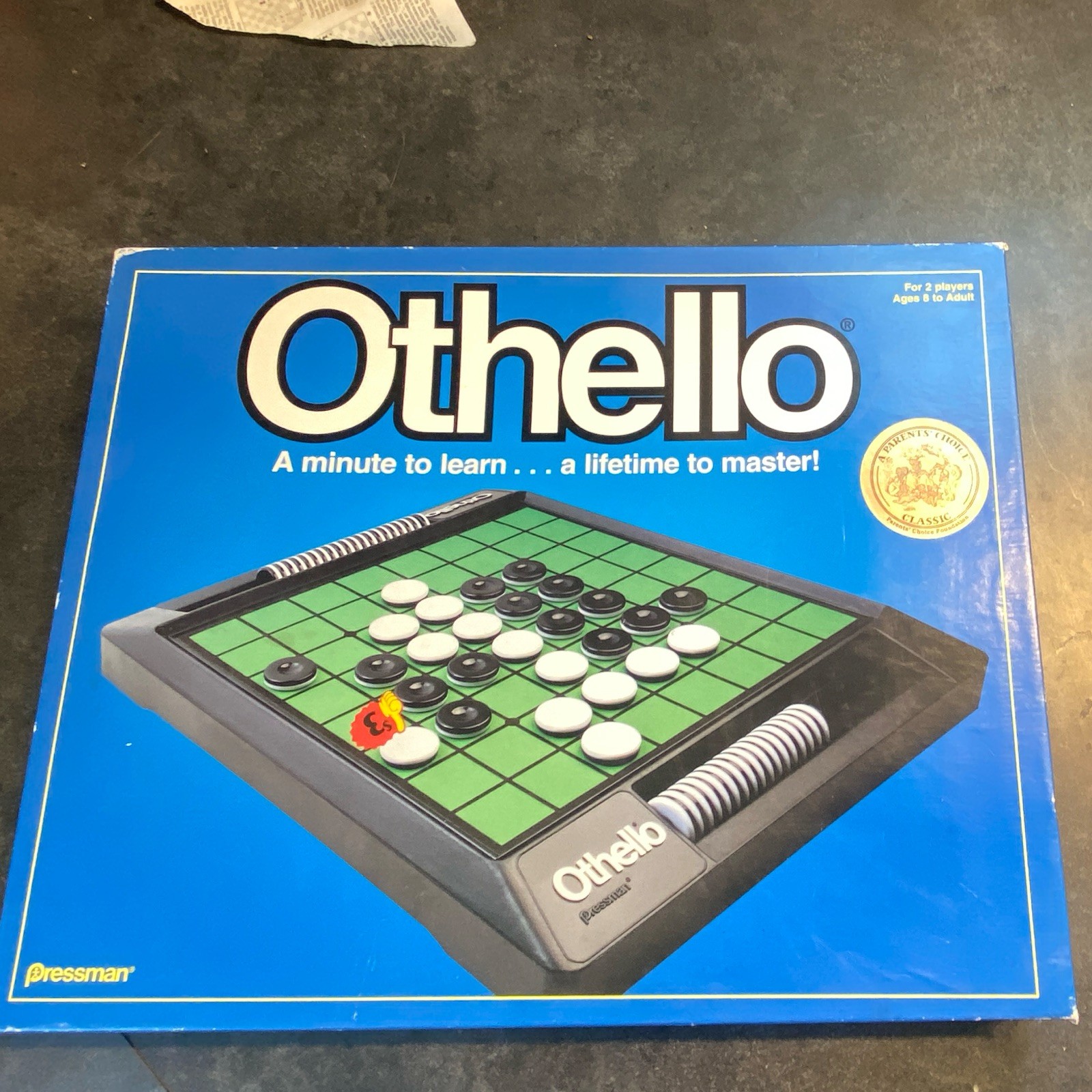 Pressman Othello Strategy Board Game 2-Player Ages 8+ 2000 MPN 4435