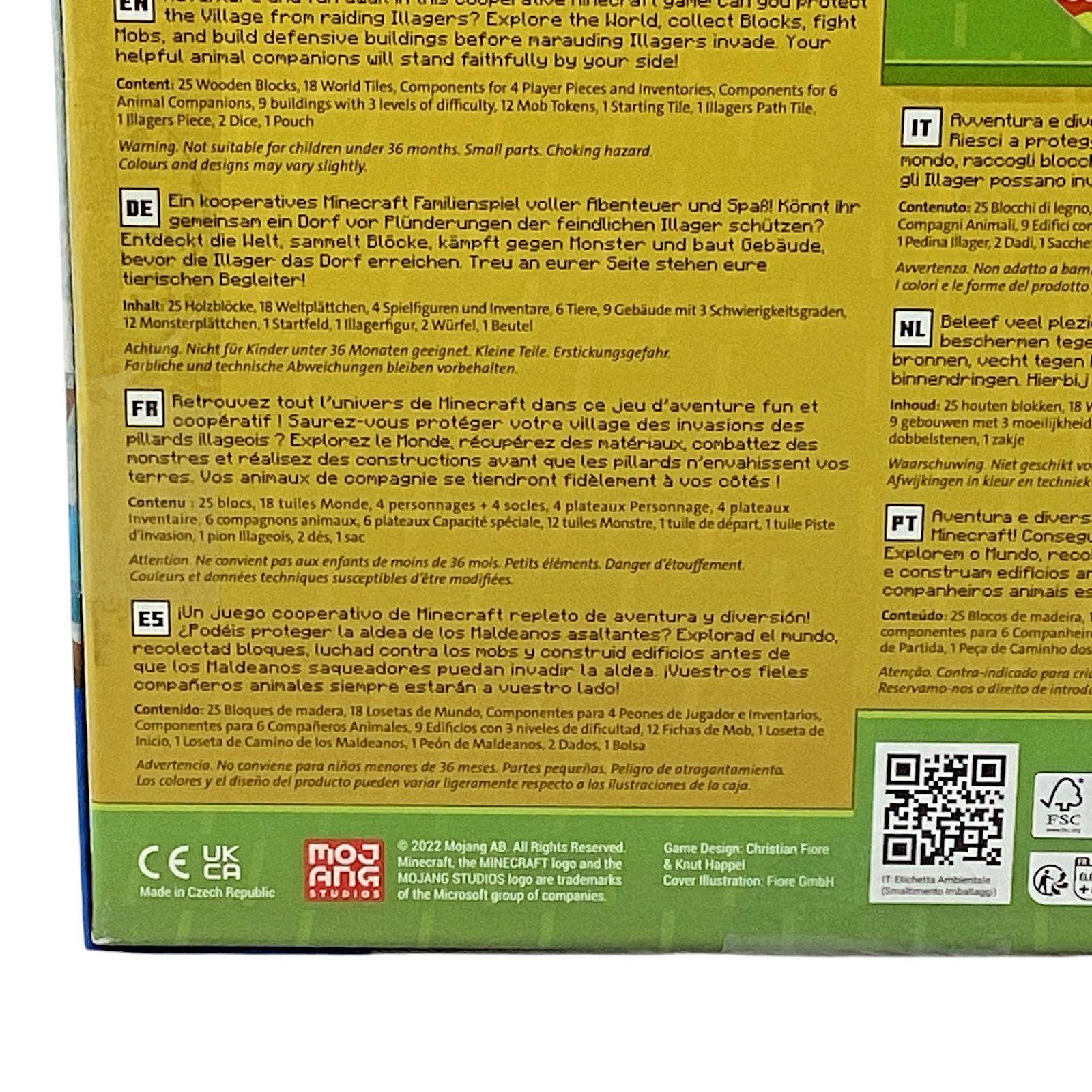 Minecraft: Heroes of the Village, 2 to 4 players aged 7 & up