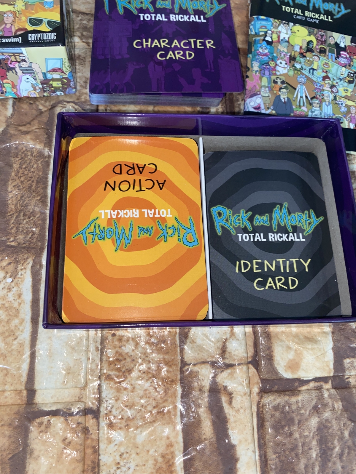 Rick and Morty Total Rickall Card Game Adult Swim Cryptozoic 2-5 Players 15 & Up