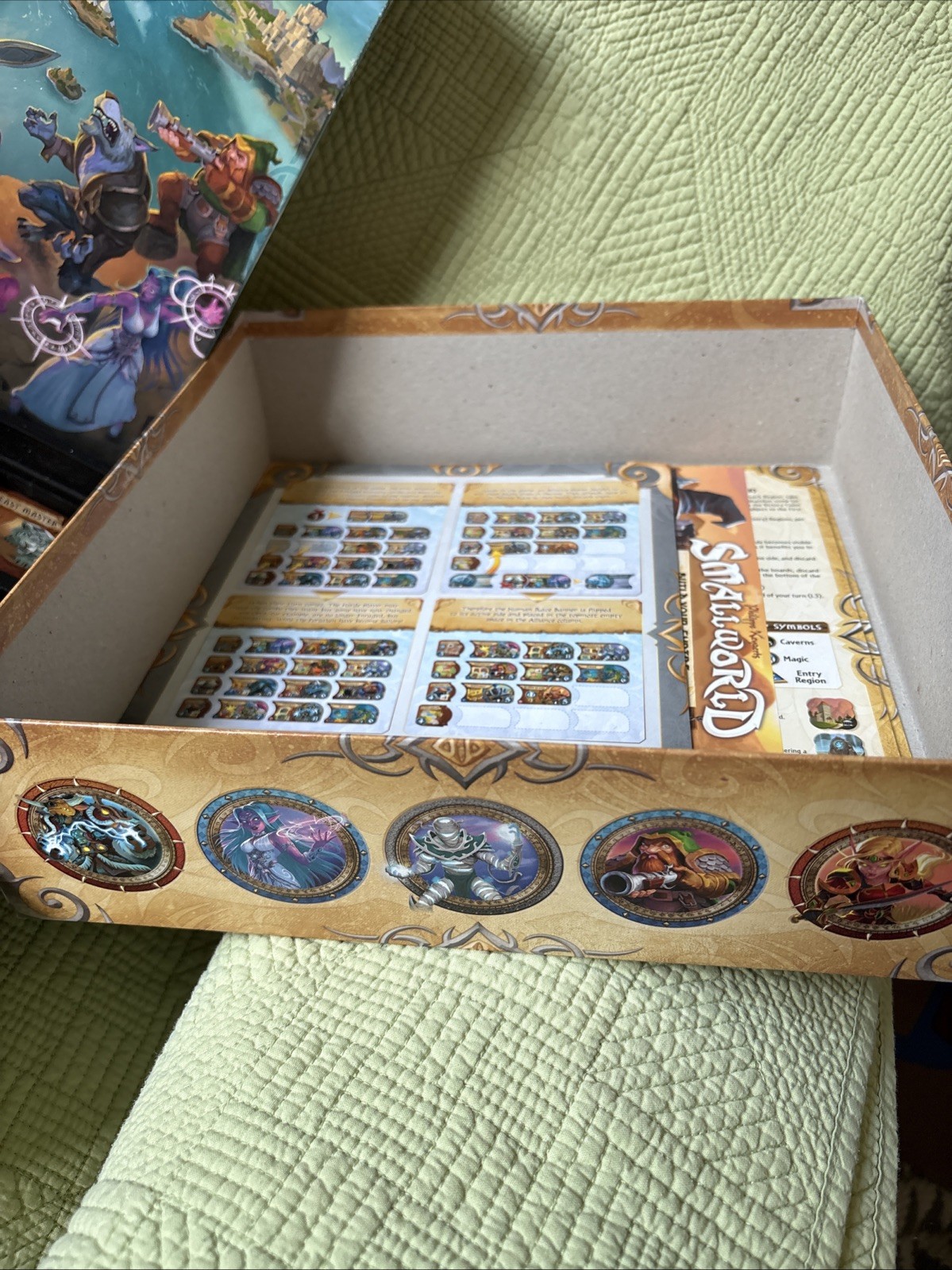 Small World of Warcraft Board Game Lot As-Is Unchecked for Completeness