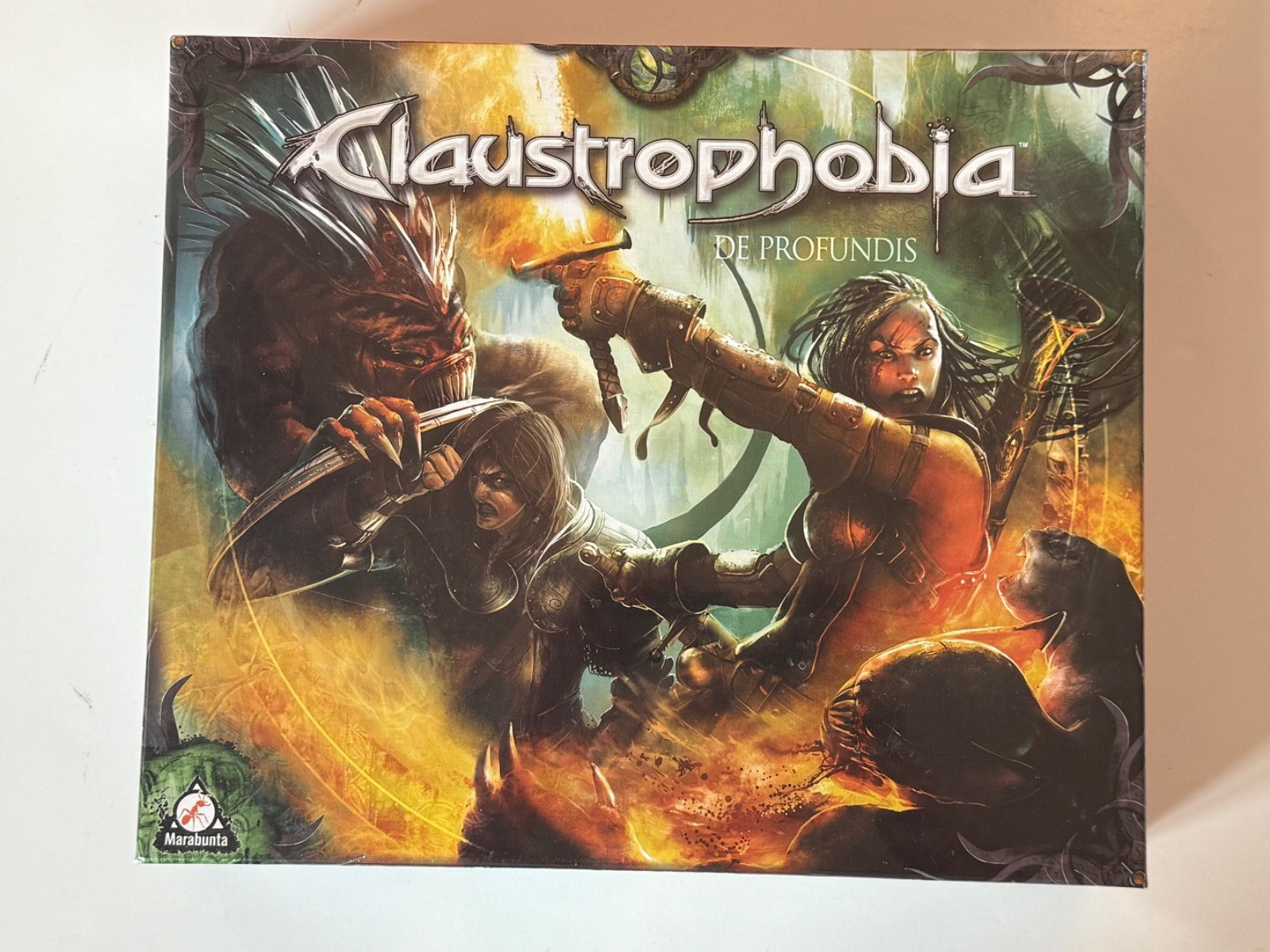 Claustrophobia De Profundis Board Game New Factory Sealed Asmodee Marabunta OOP