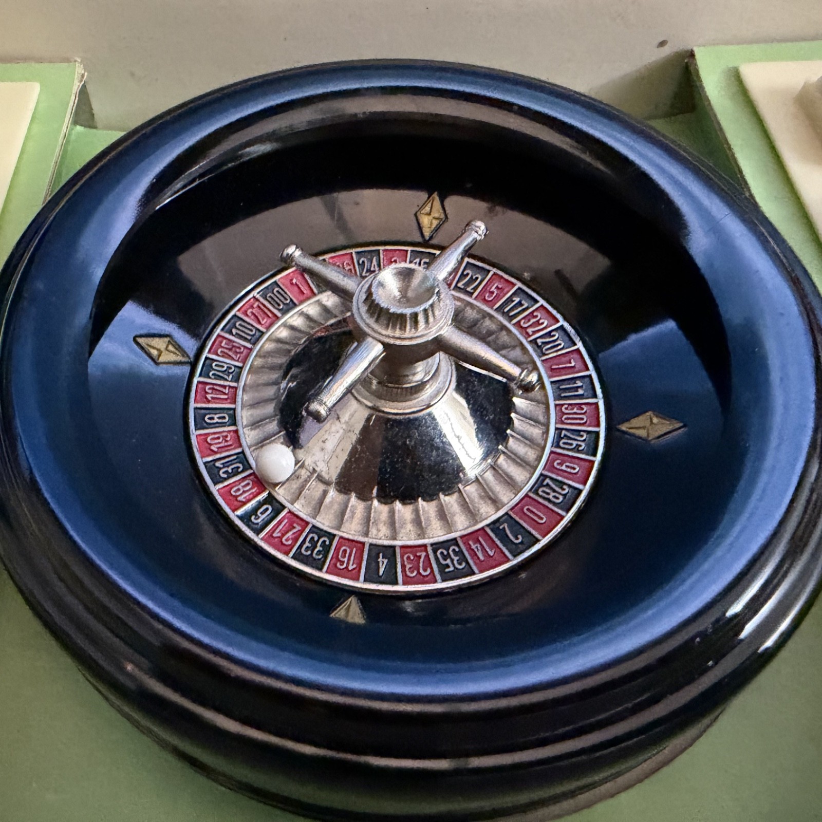 Nintendo N9 Roulette Casino Board Game Set – 1960s 60s – Japan – Vintage – RARE