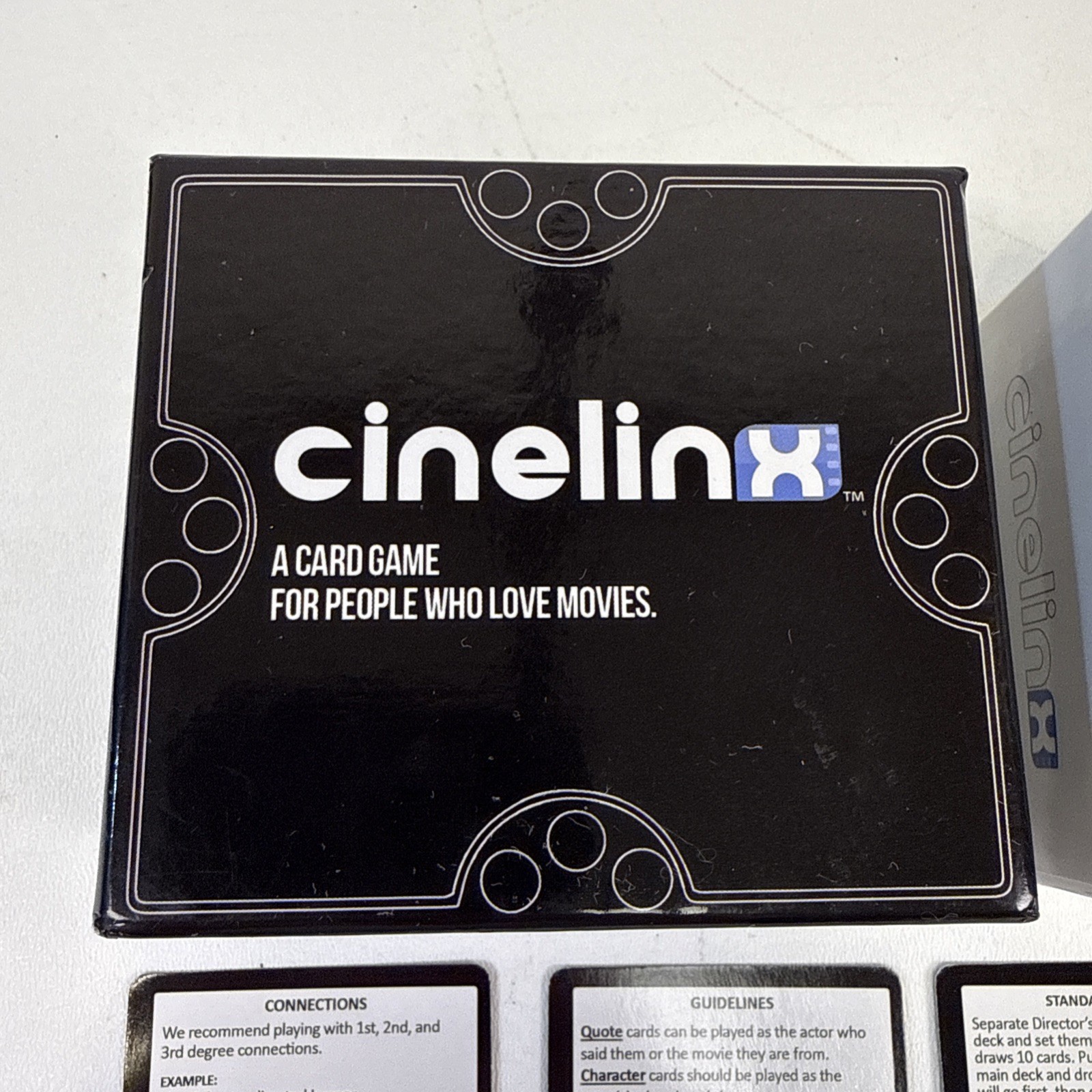 Cinelinx Card Game for People Who Love Movies Trivia 2014 Media
