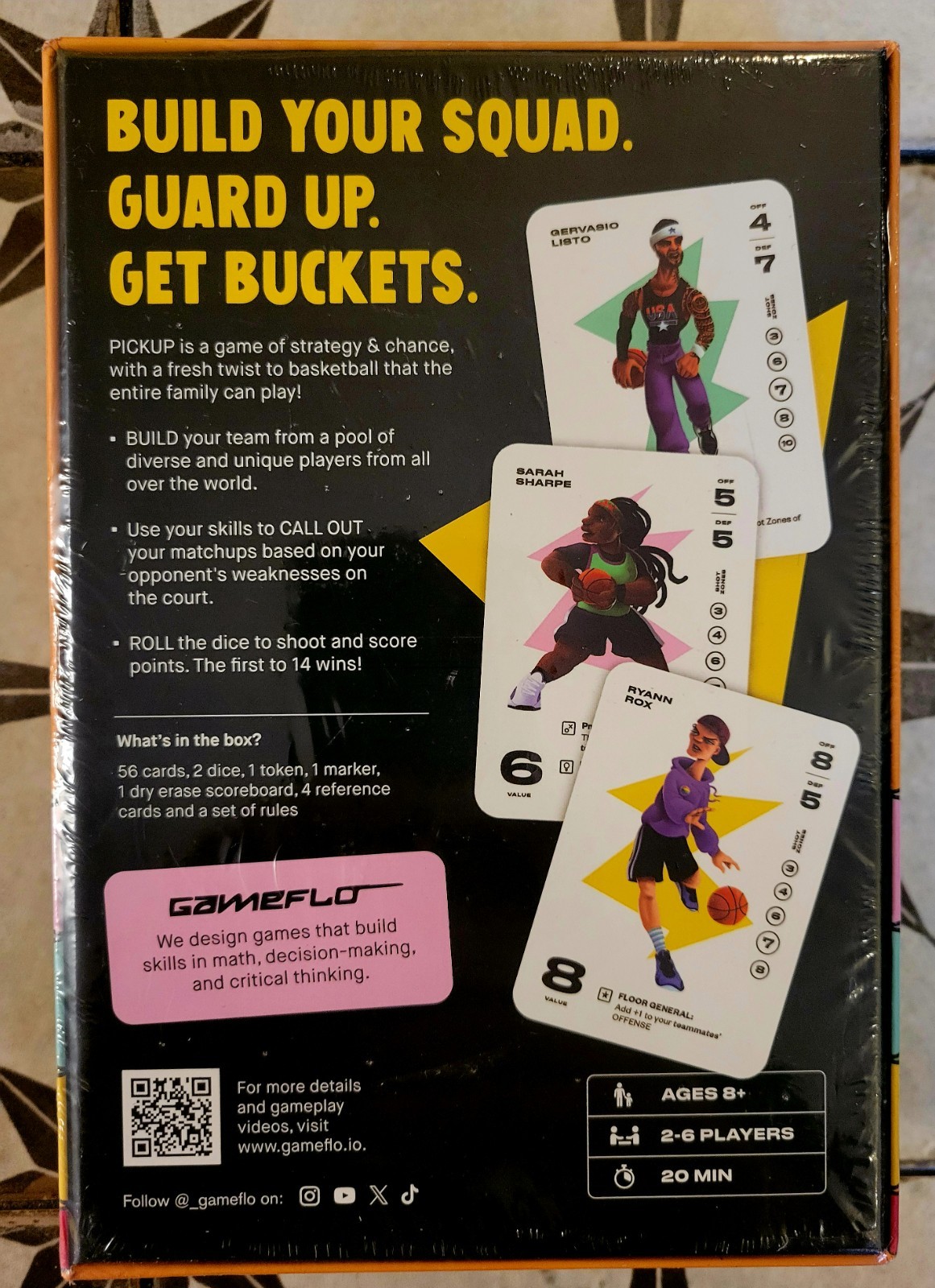 Pickup Basketball Card Game Of Strategy & Chance Ages 8+ 2 -6 Players NIP Sealed