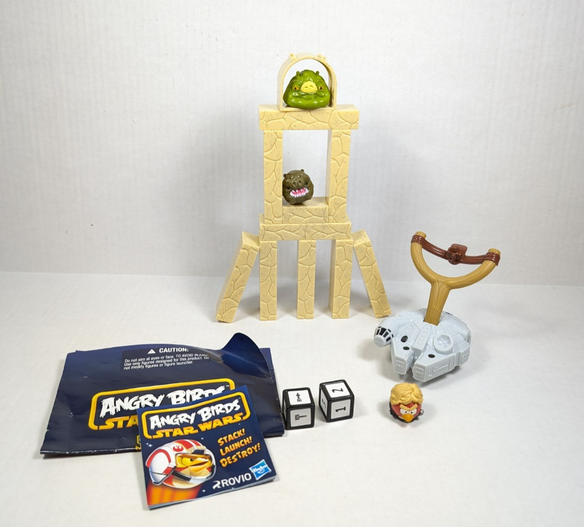 READ Angry Birds Star Wars Sets Lot of 6 Geonosis Tatooine Endor Both Jabba+