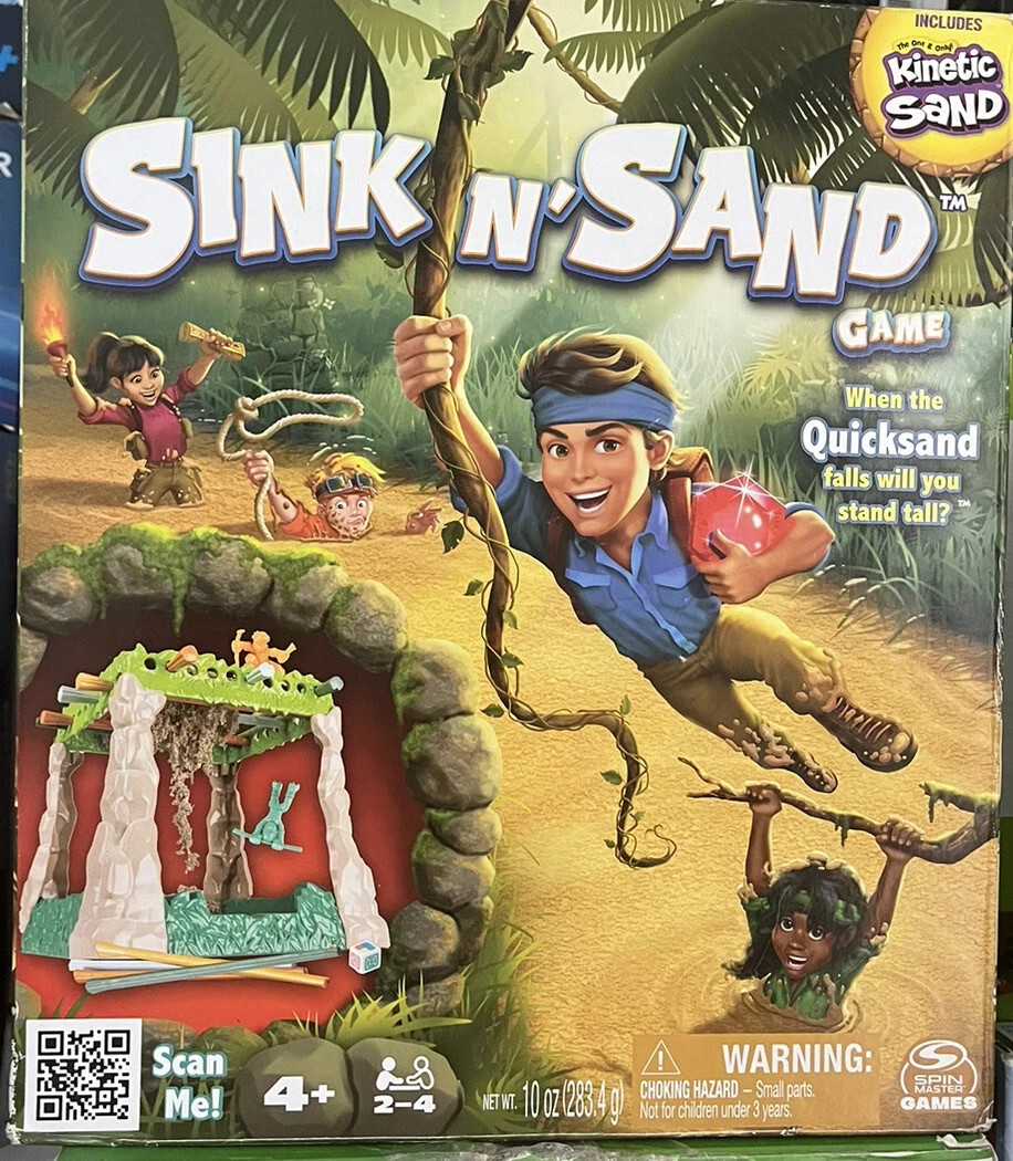 Sink N’ Sand Game with Kinetic Sand for kids or adults. Brand New in Box