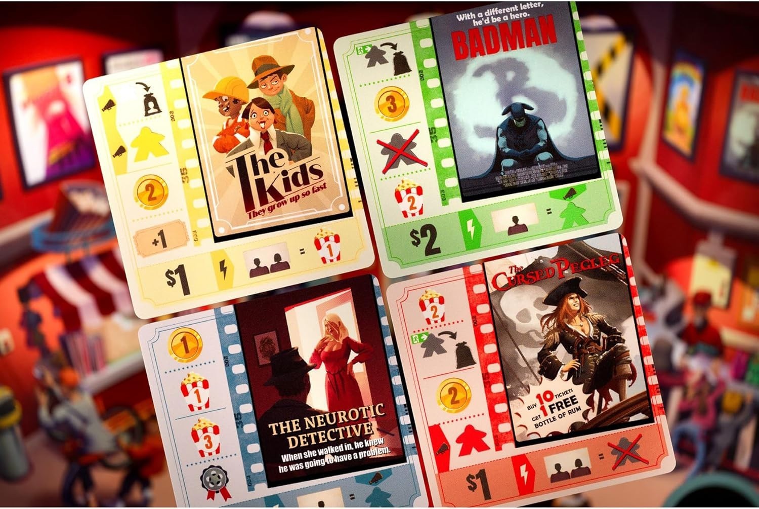 Experience Cinematic Fun with POPCORN: A Board Game of Movie Theater Management