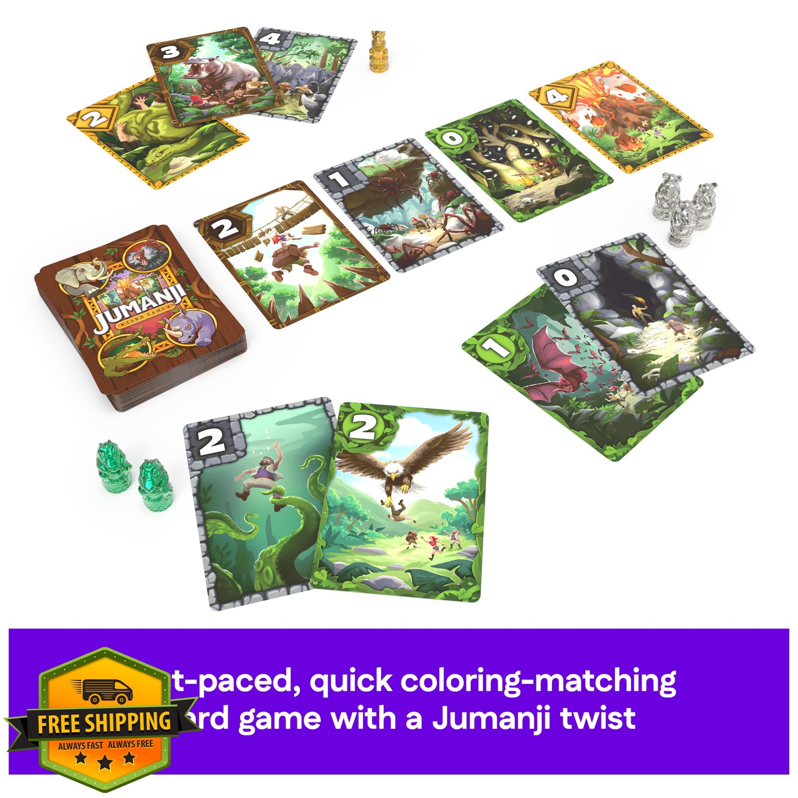 Spin Master Games Jumanji Card Game